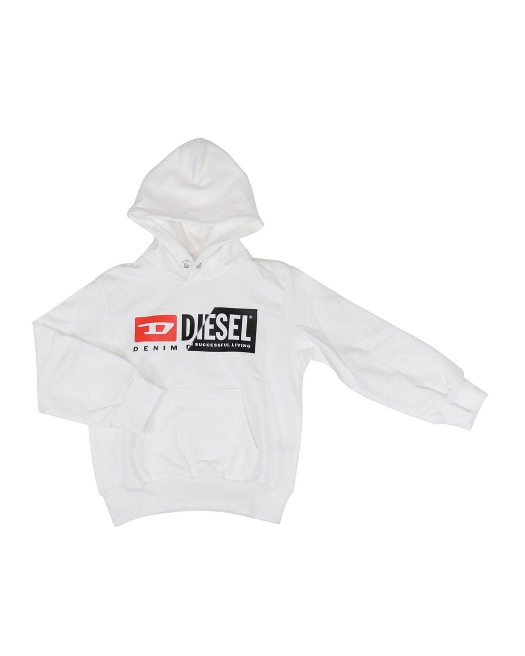 DIESEL White "Cutyx Over" Sweatshirt