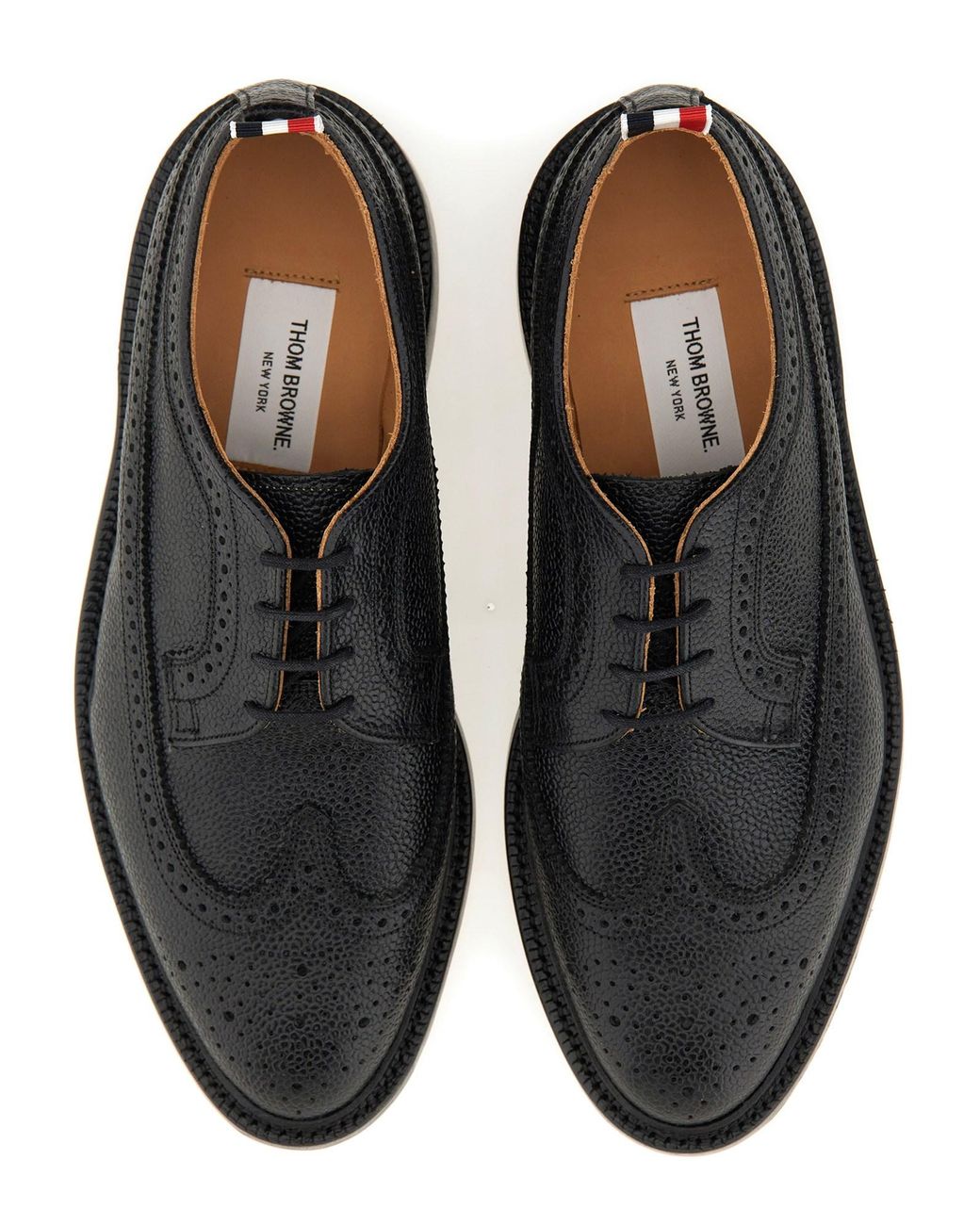 Brogue Classic Longwing di Thom Browne in Black da Uomo