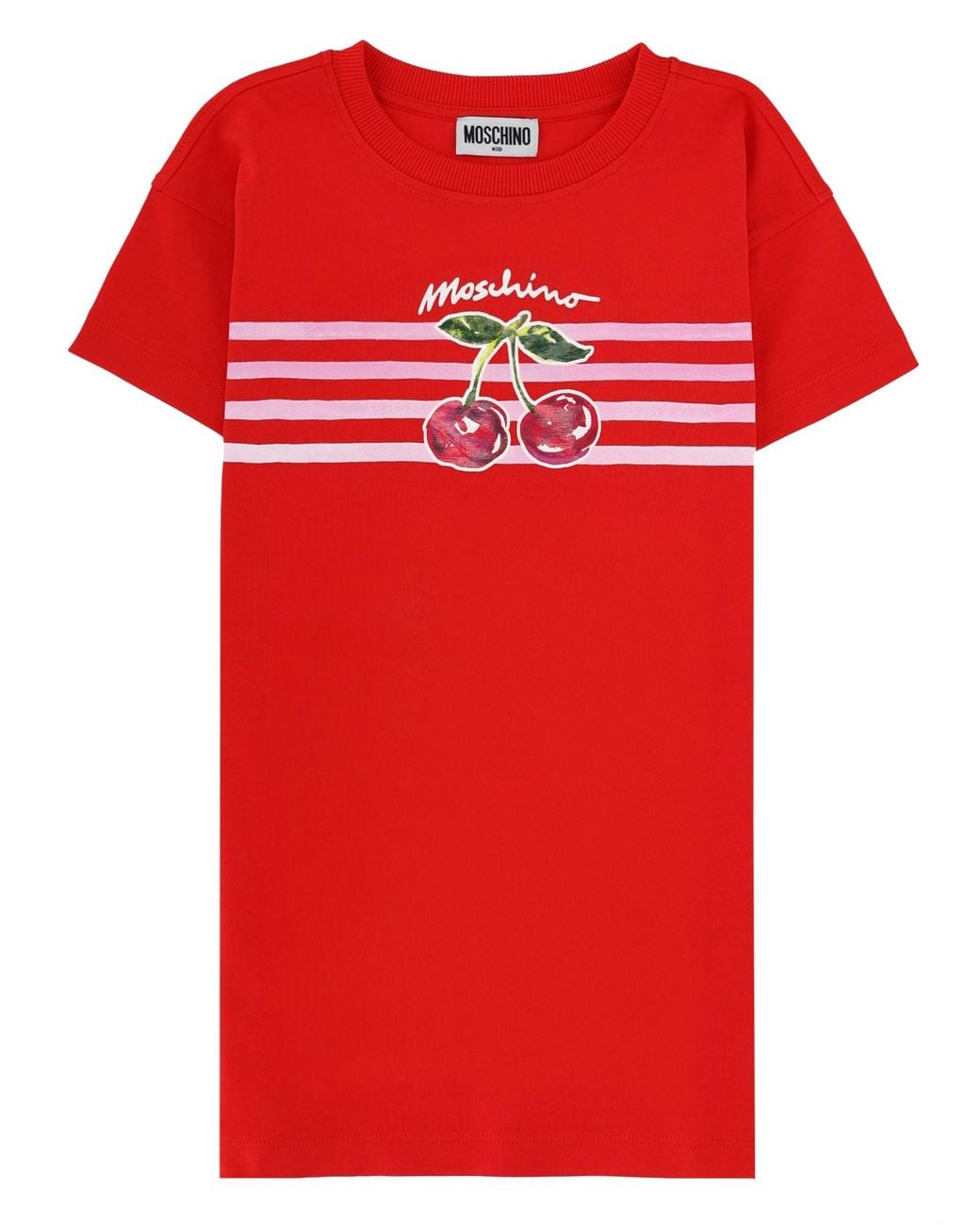 Moschino Red Vestito Maniche Corte