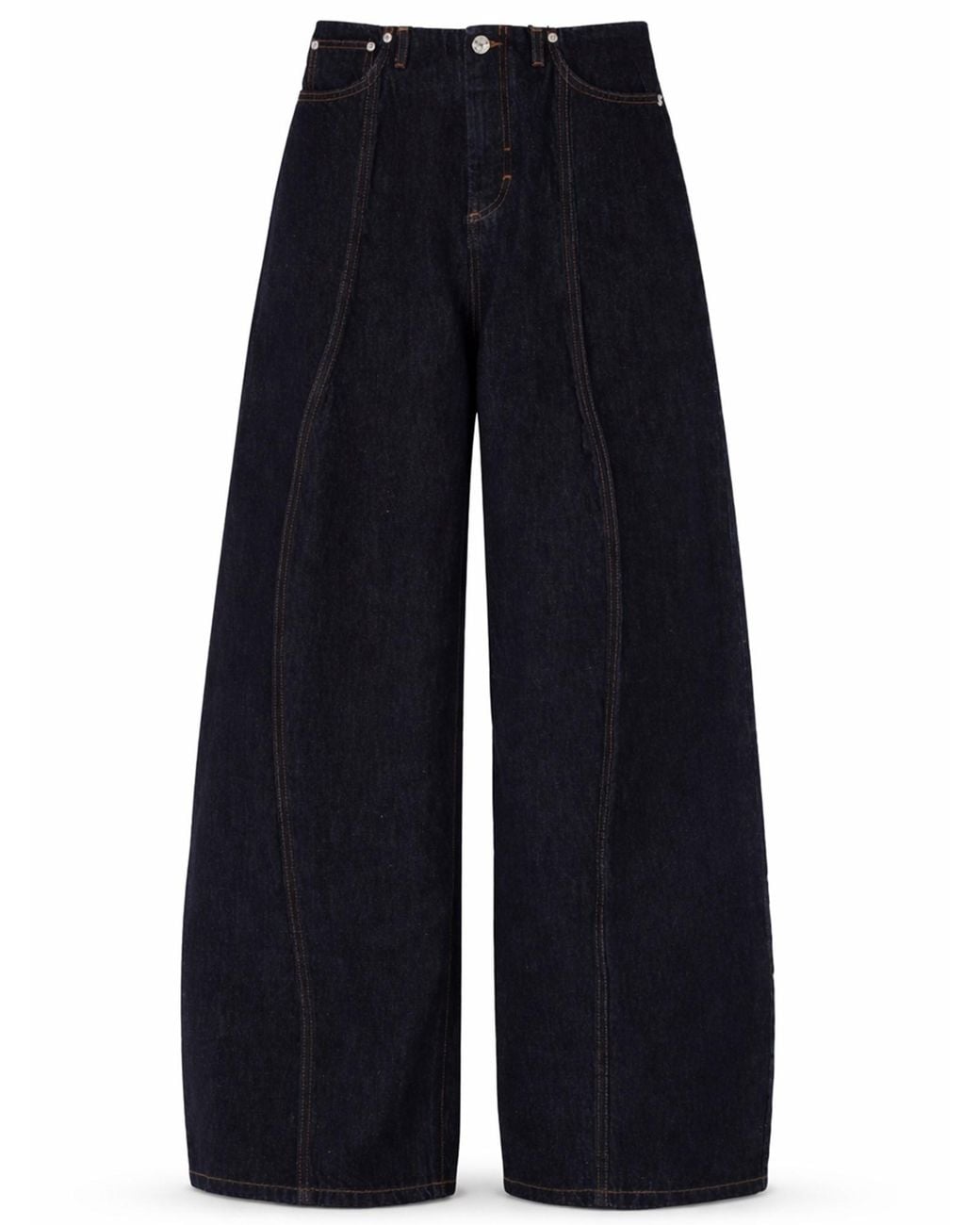 Sportmax Blue Low Waist Over Pants