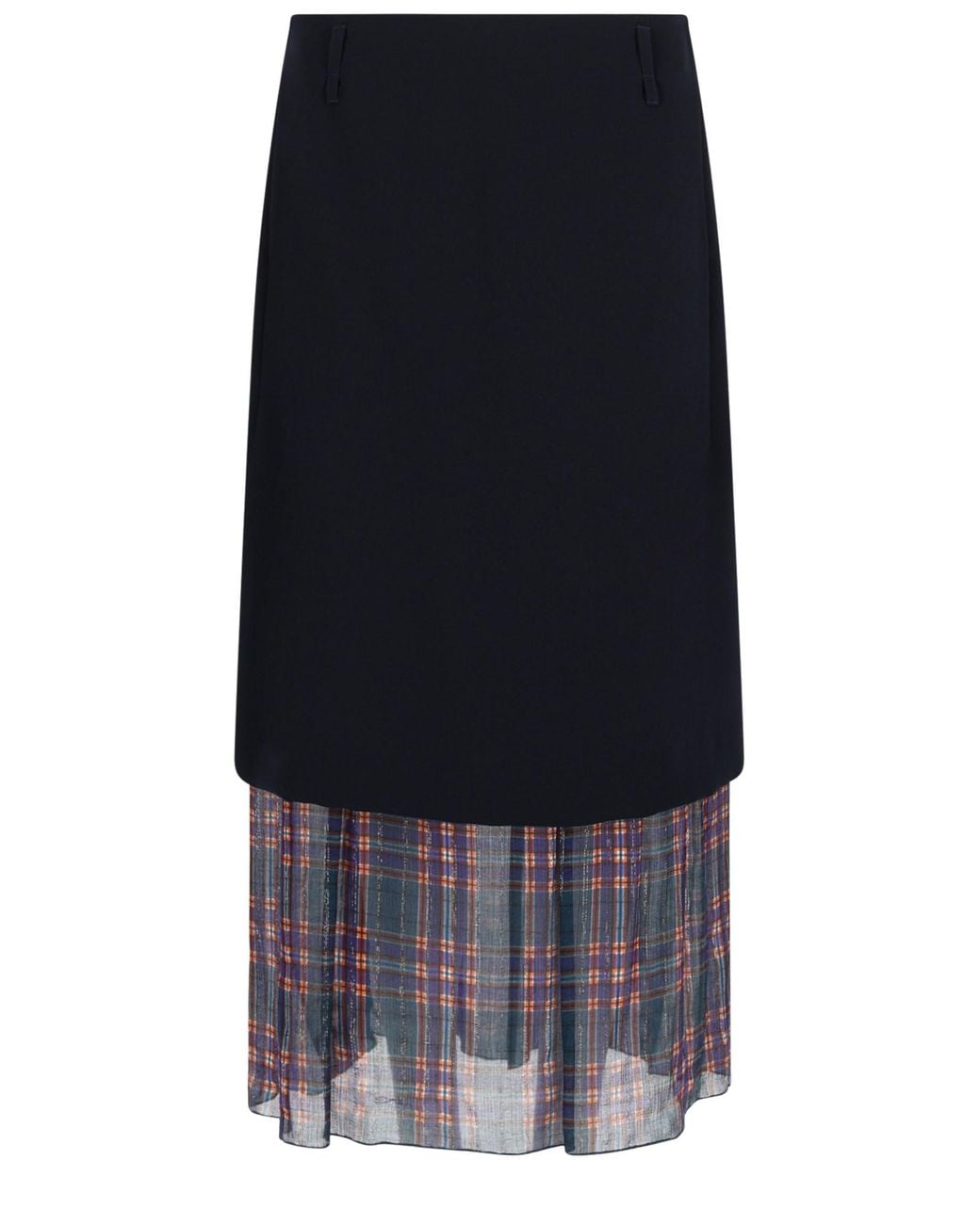 Dries Van Noten Black Gonna Midi