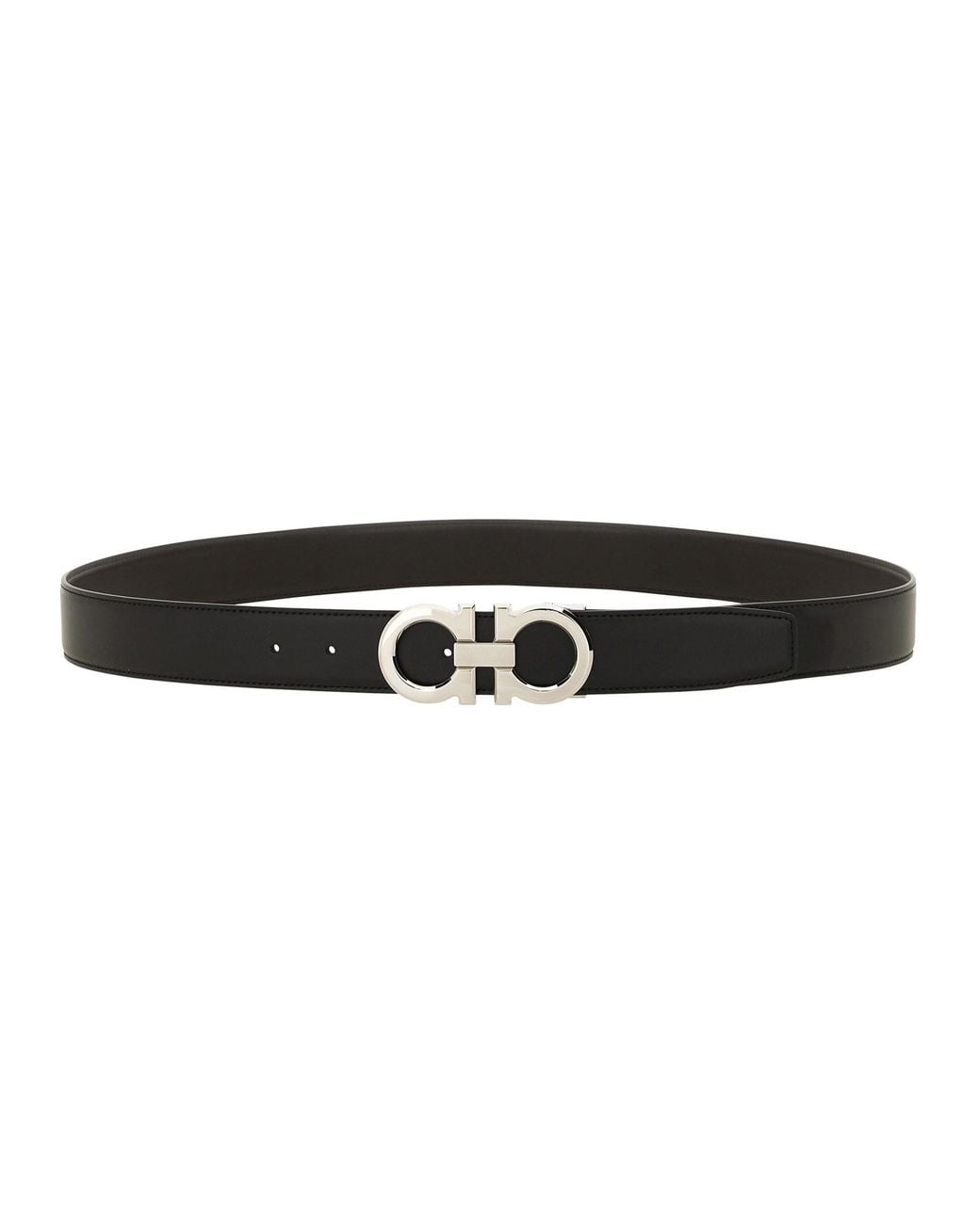 Ferragamo Black Cintura "Gancini" for men