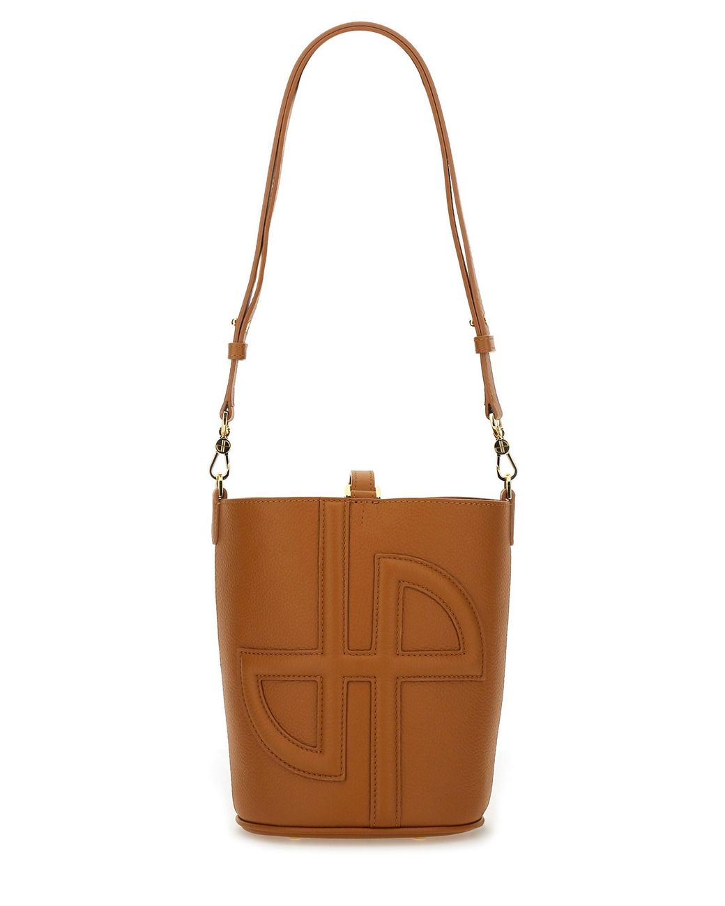 Patou Brown Small Jp Bucket Bag