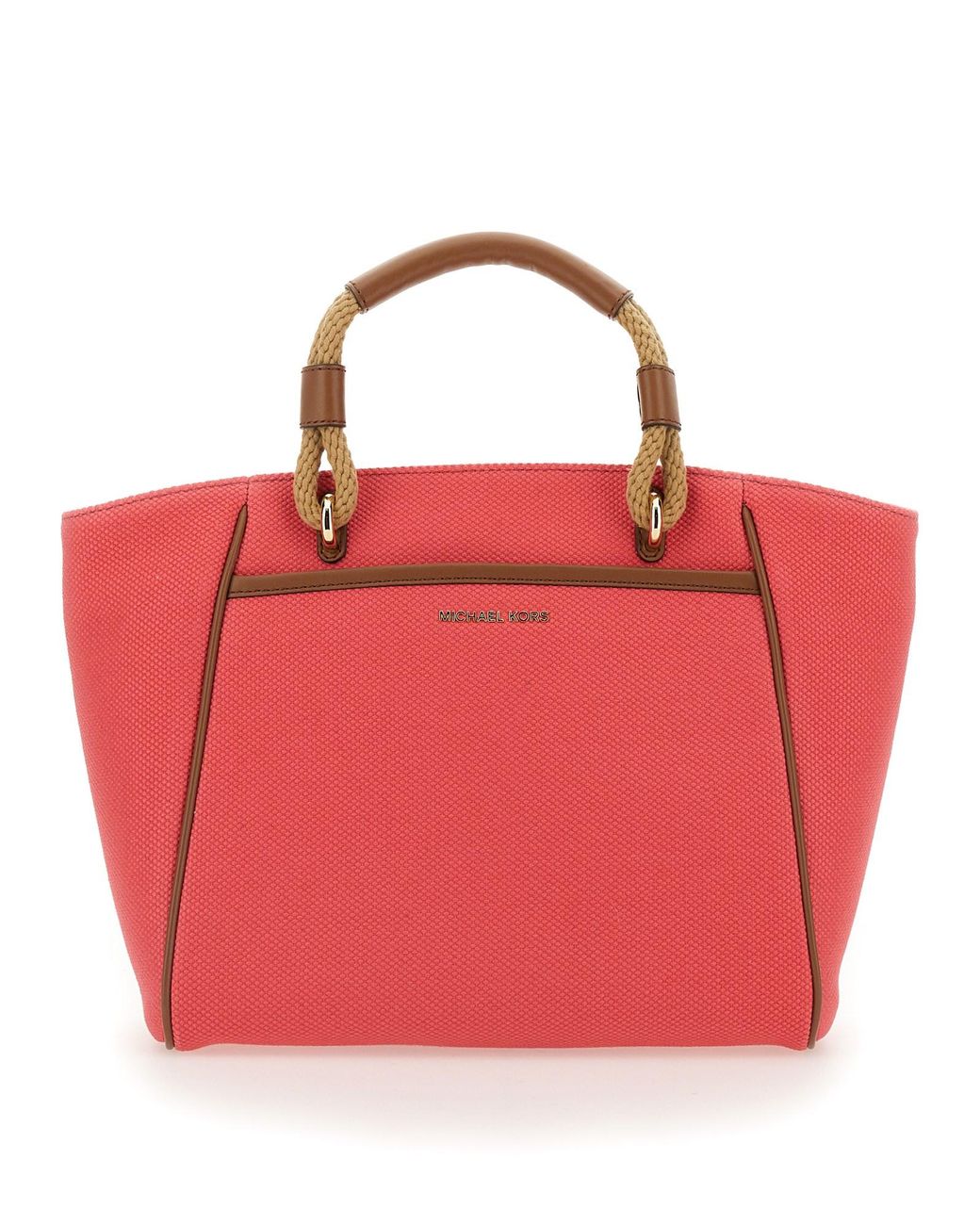 MICHAEL Michael Kors Red Talia Tote Bag Small