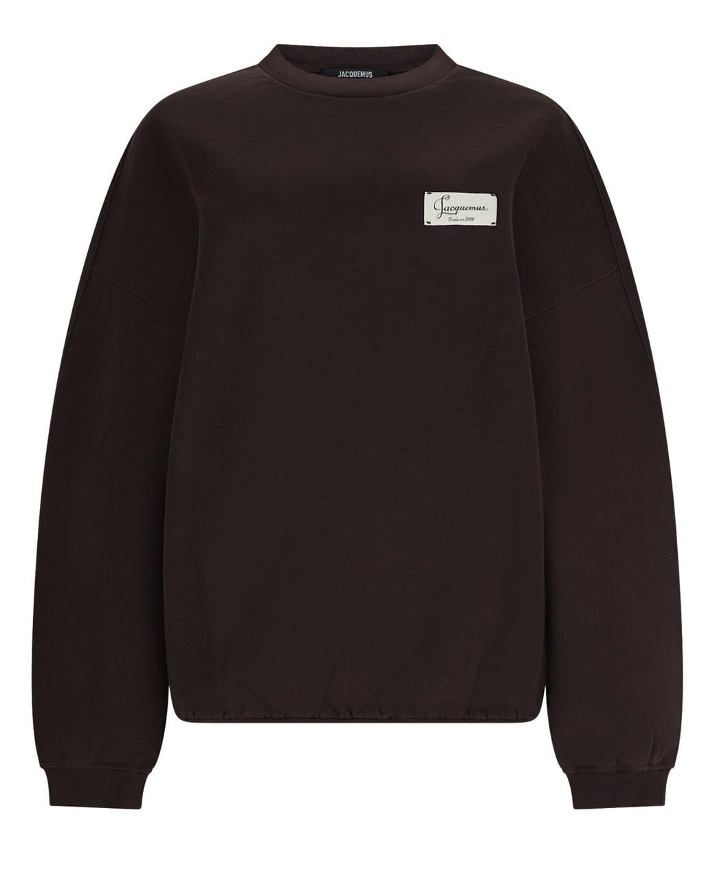 Jacquemus Black Felpa "Corso" Con Logo