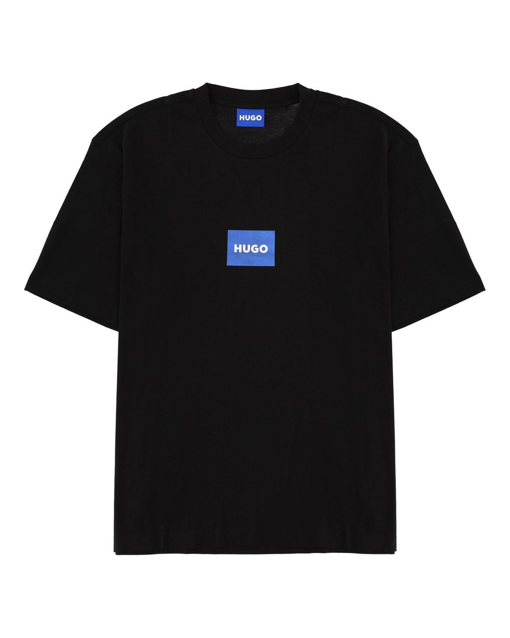 HUGO Black Crew Neck T-Shirt for men
