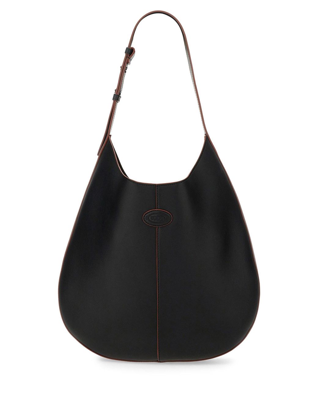 Di Bag Hobo In Pelle Piccola di Tod's in Black
