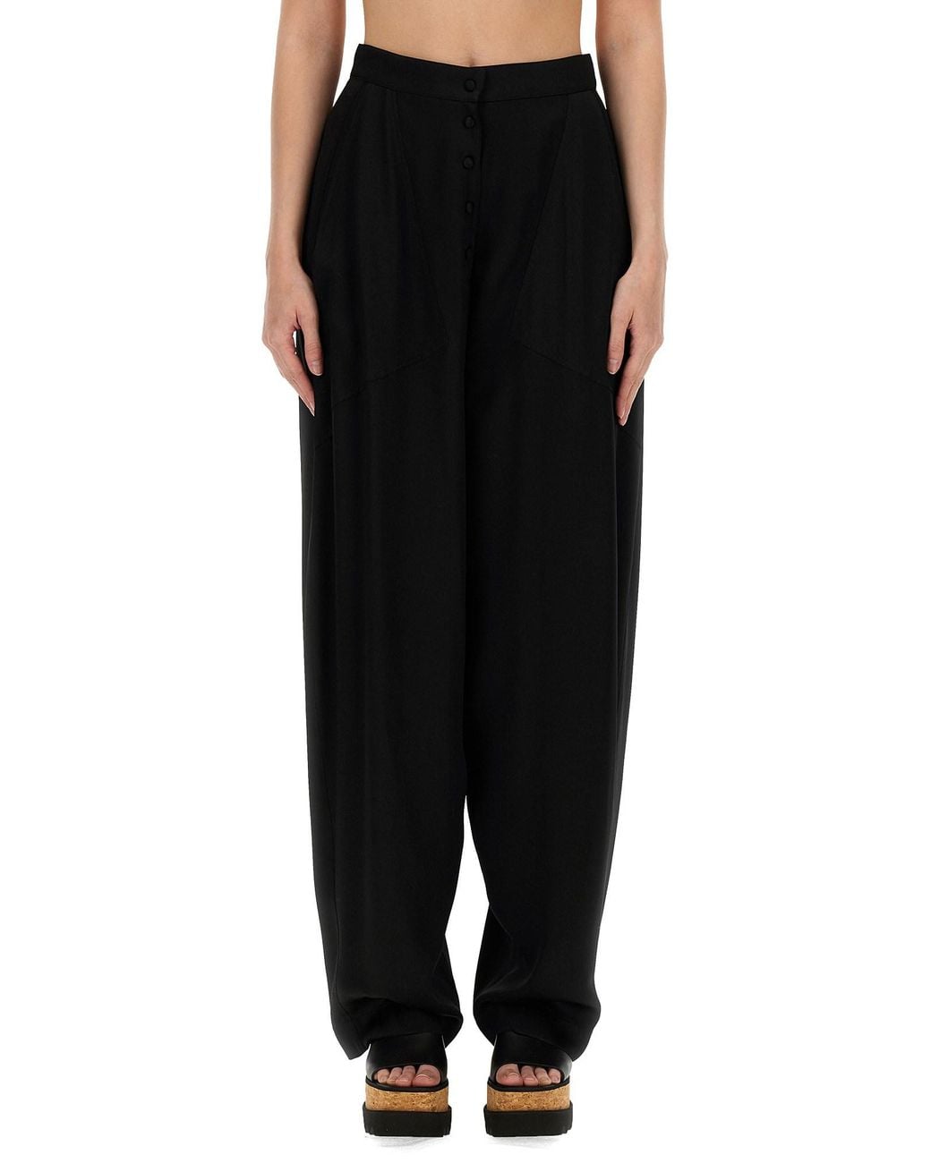 Stella McCartney Black High Waist Pants