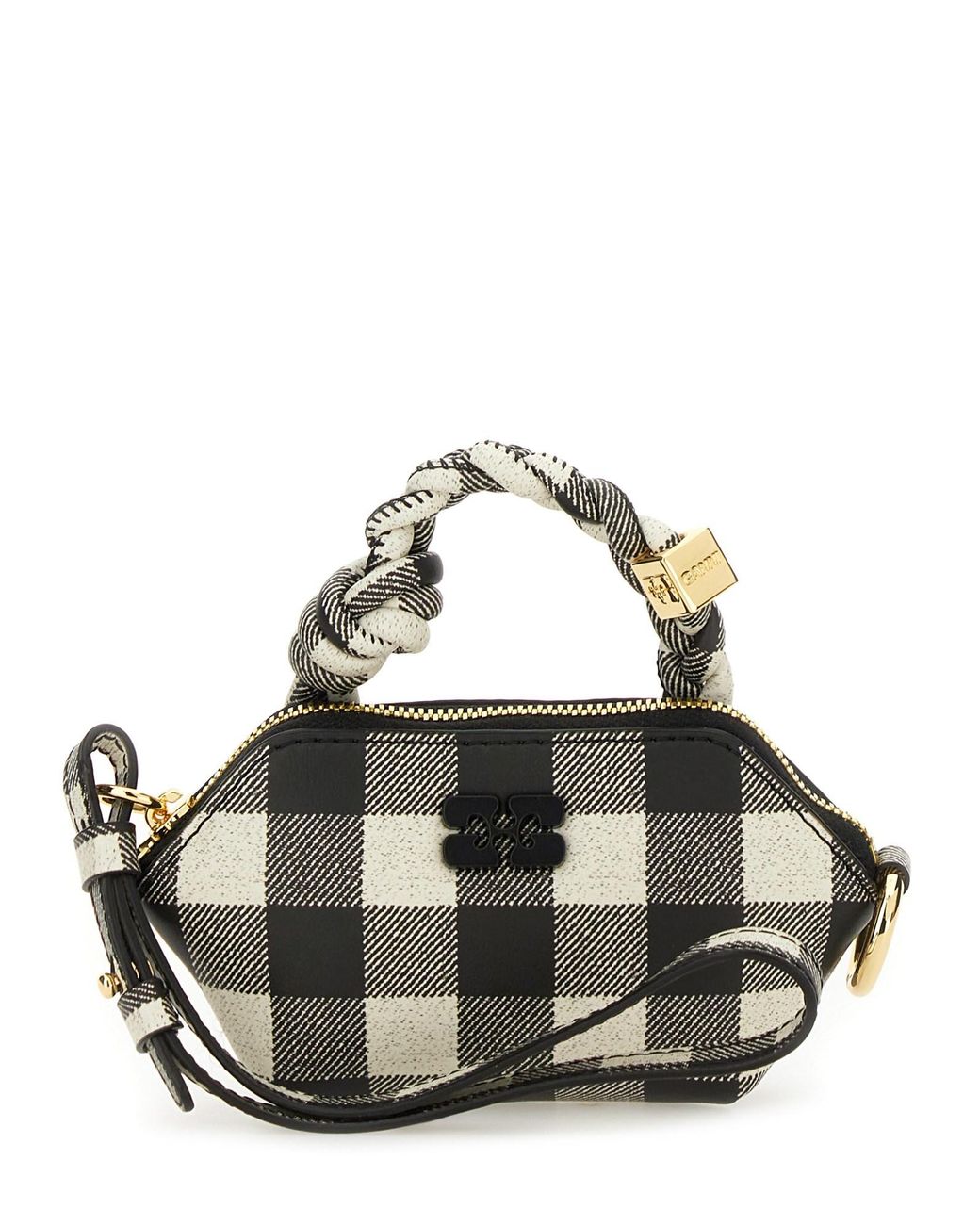 トートバッグ Ganni FW25 Ganni Bou Bag Nano Vichy (A6889 847) Red Alert Red Nano GANNI Bou Bag | GANNI US
