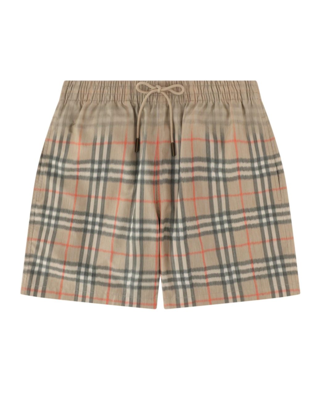 Burberry Natural Costume Con Stampa Check for men