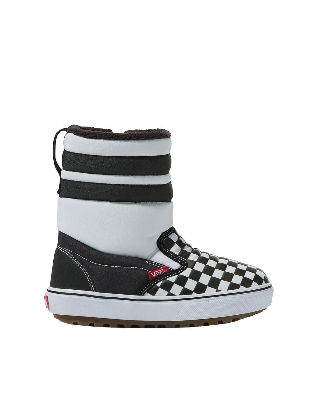Vans Black "Checkboard" Snow Boots