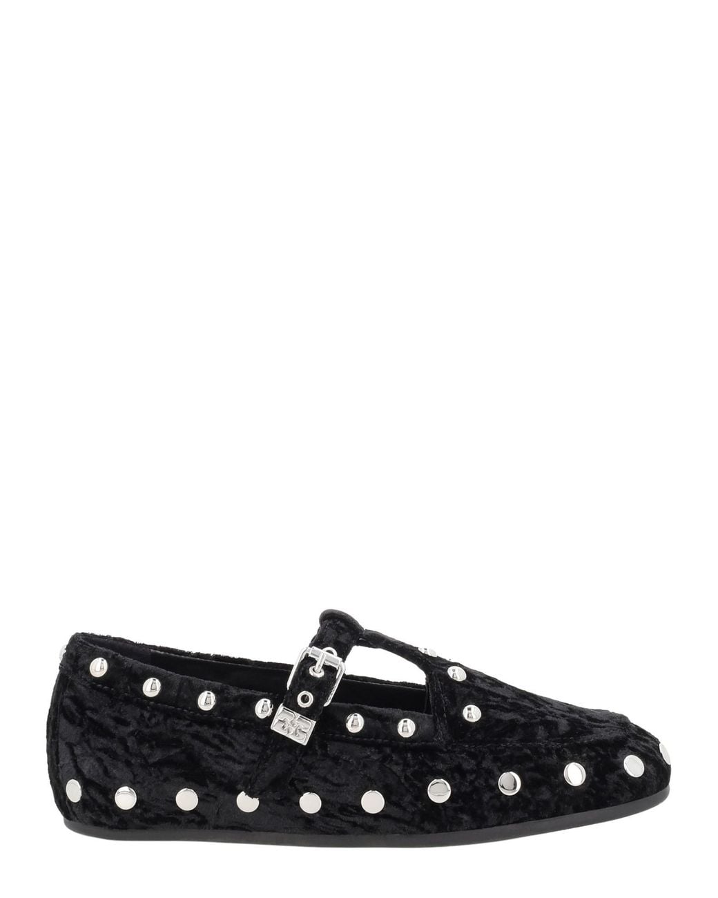 Ganni Black Mocassino "Mary Jenny"