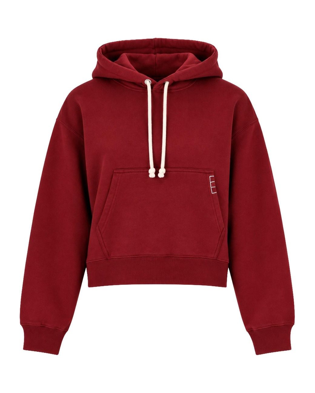 J.W. Anderson Red Felpa Con Cappuccio