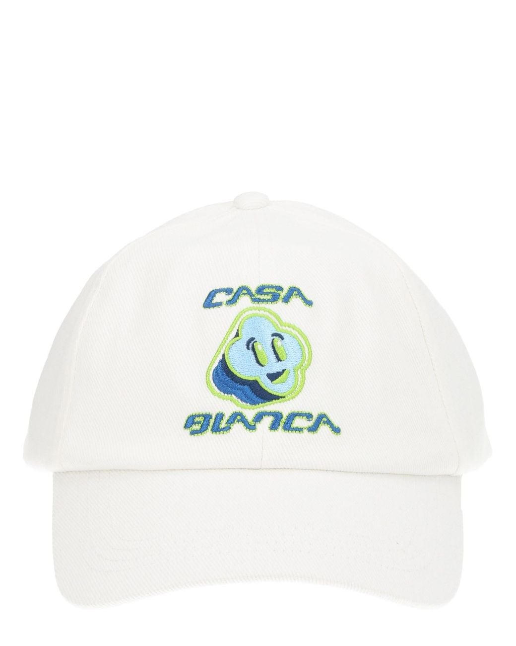 Casablanca White Cotton Hat for men