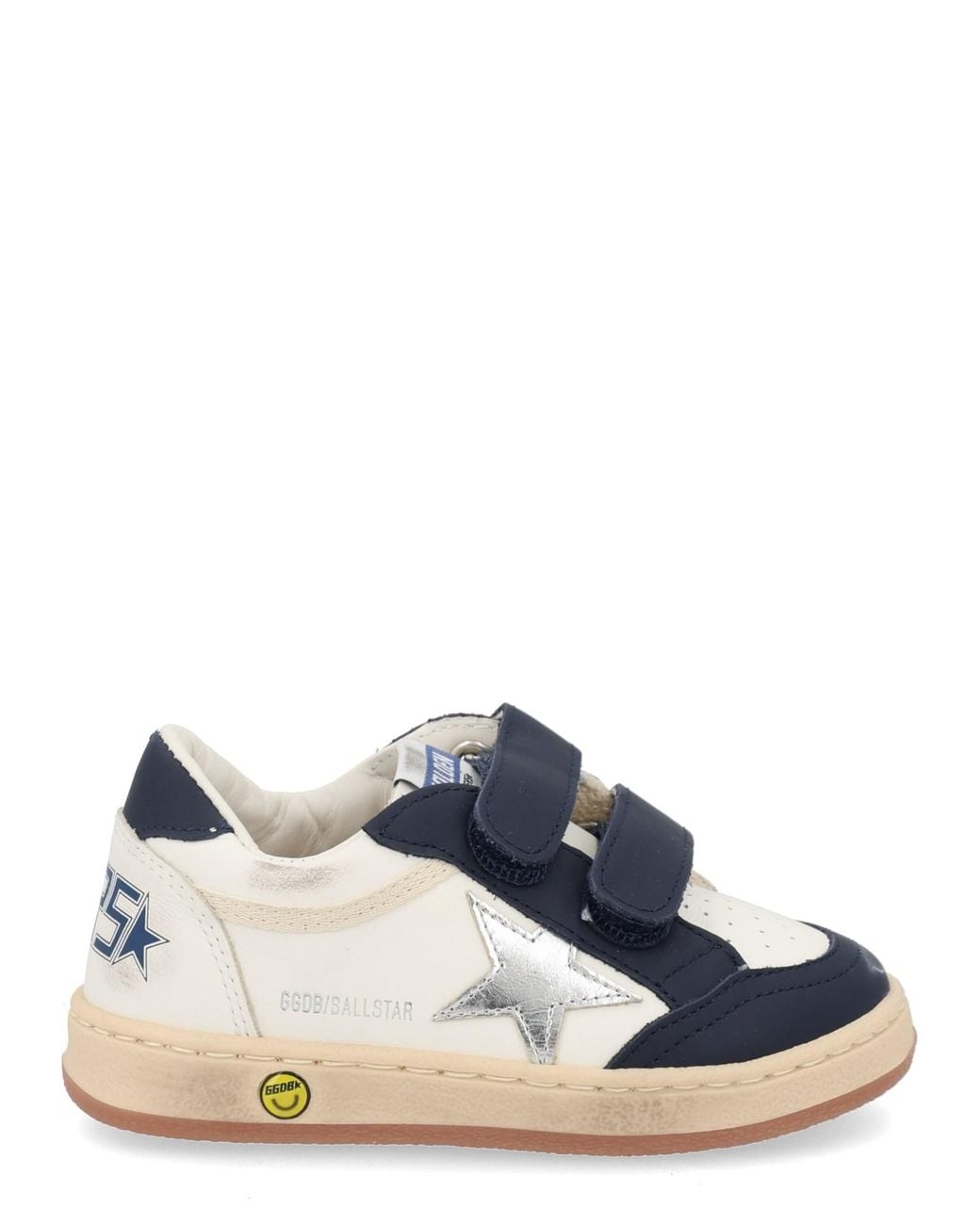 Golden Goose Deluxe Brand Blue Sneakers Ball Star Con Stella Argentata