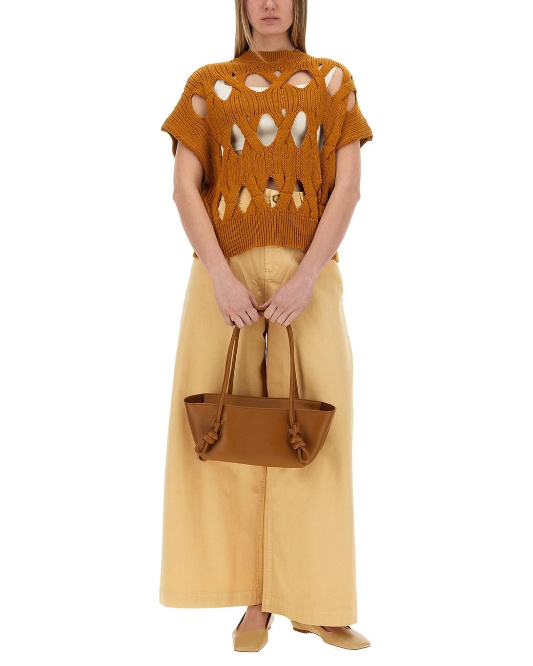 Maglia "Springtime" di Alysi in Brown