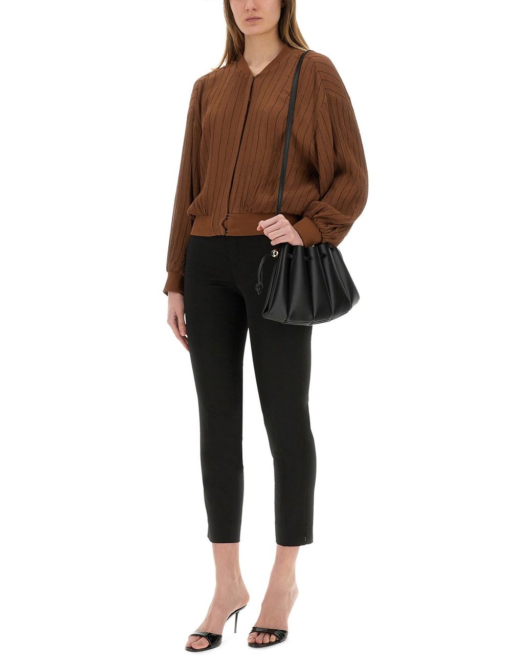 Giacca Bomber di Alysi in Brown