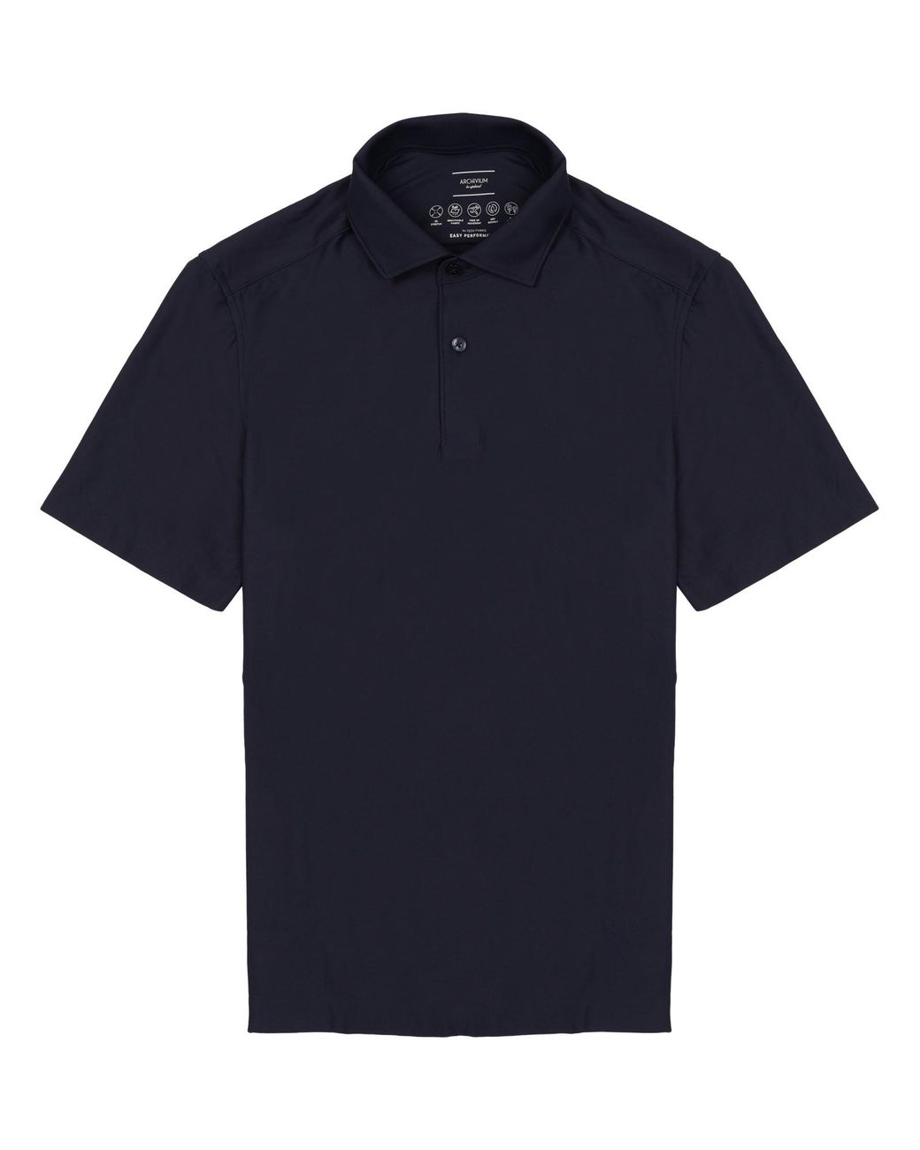 ARCHIVIUM BE UPDATED Blue Polo A Manica Corta for men