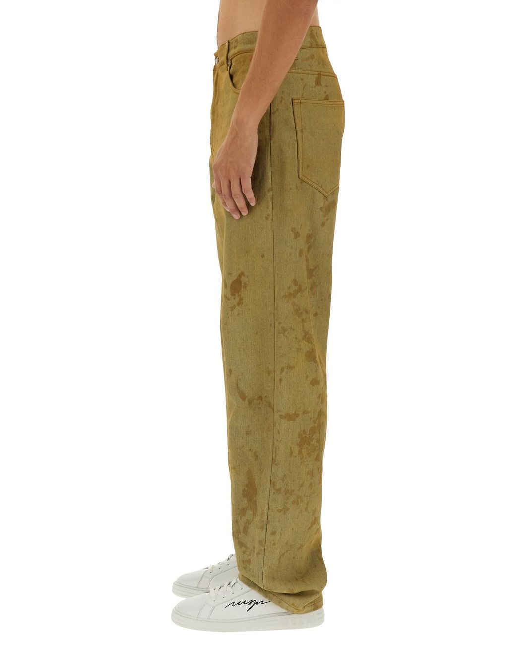 Pantalone di MSGM in Green da Uomo
