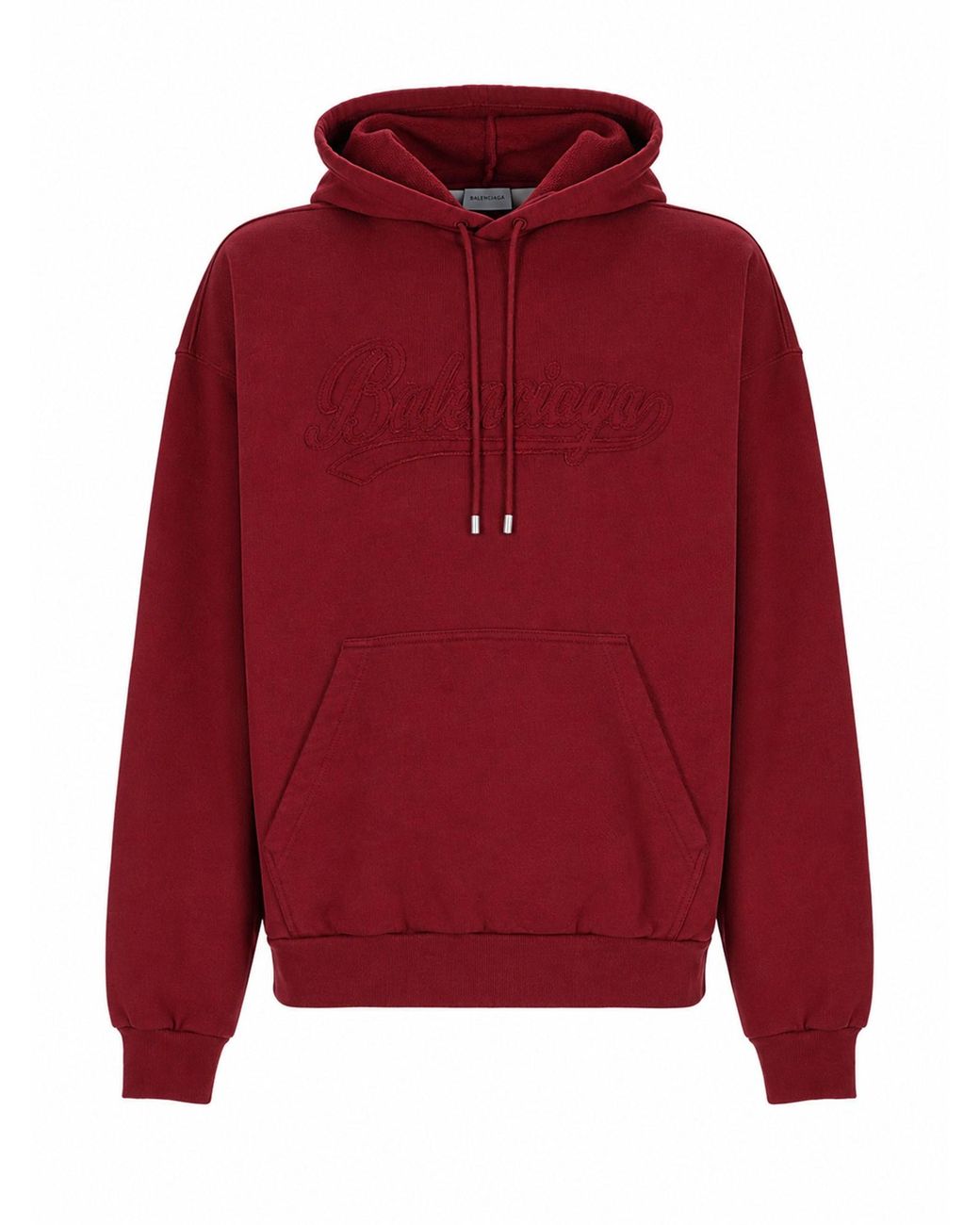 Balenciaga Red Felpa Con Logo for men