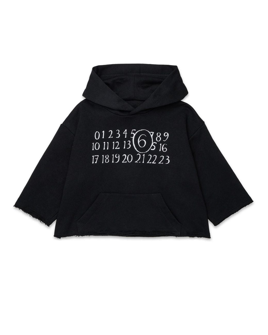 MM6 by Maison Margiela Black Sweatshirt With Logo
