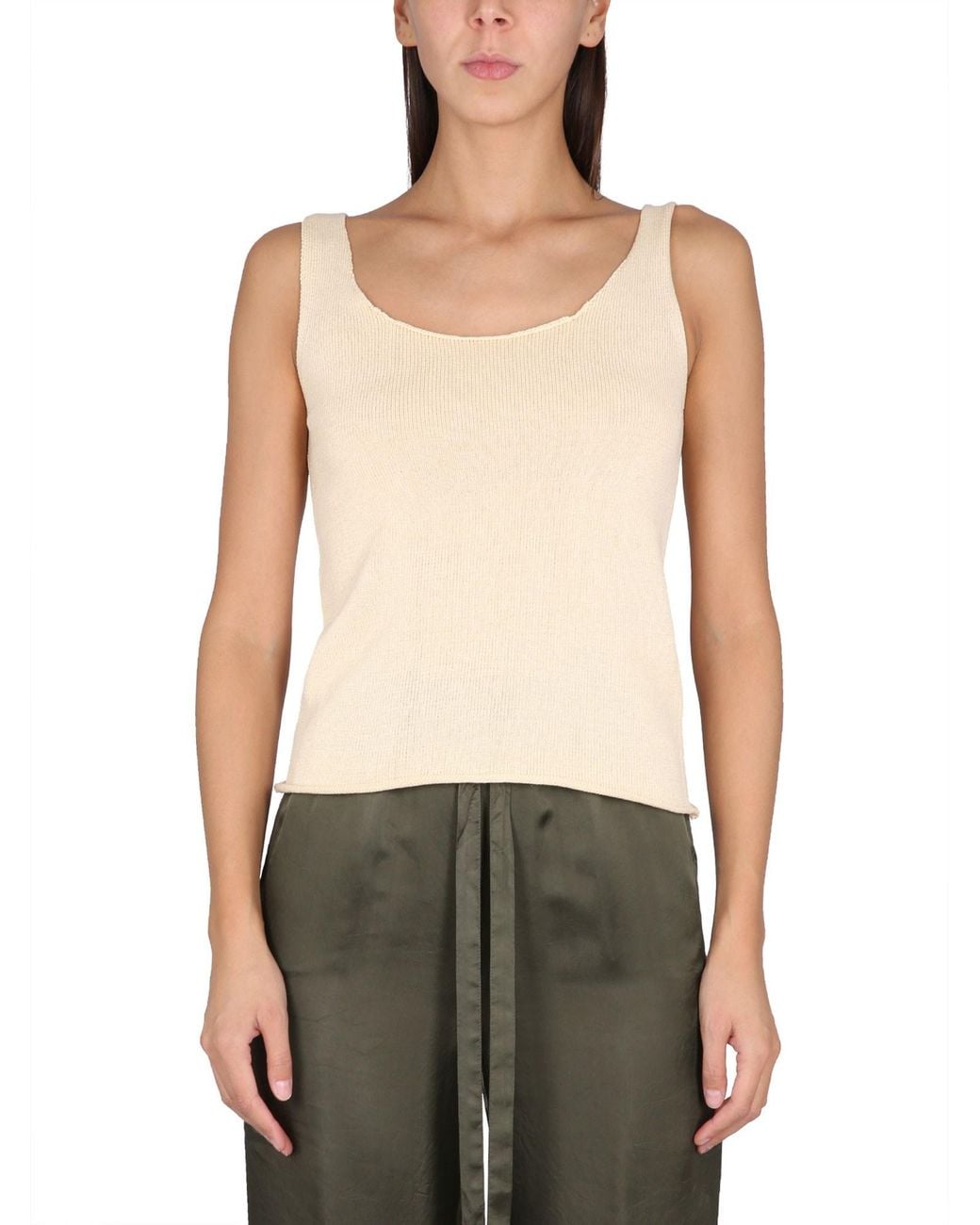 Aspesi Green Cotton Tops