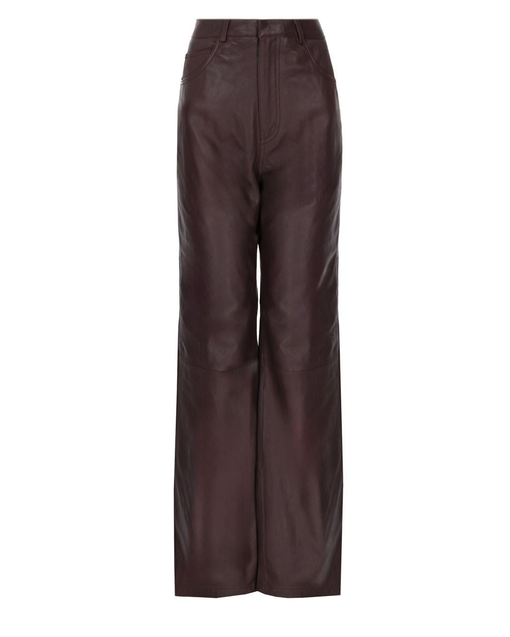ROTATE BIRGER CHRISTENSEN Brown Pantalone