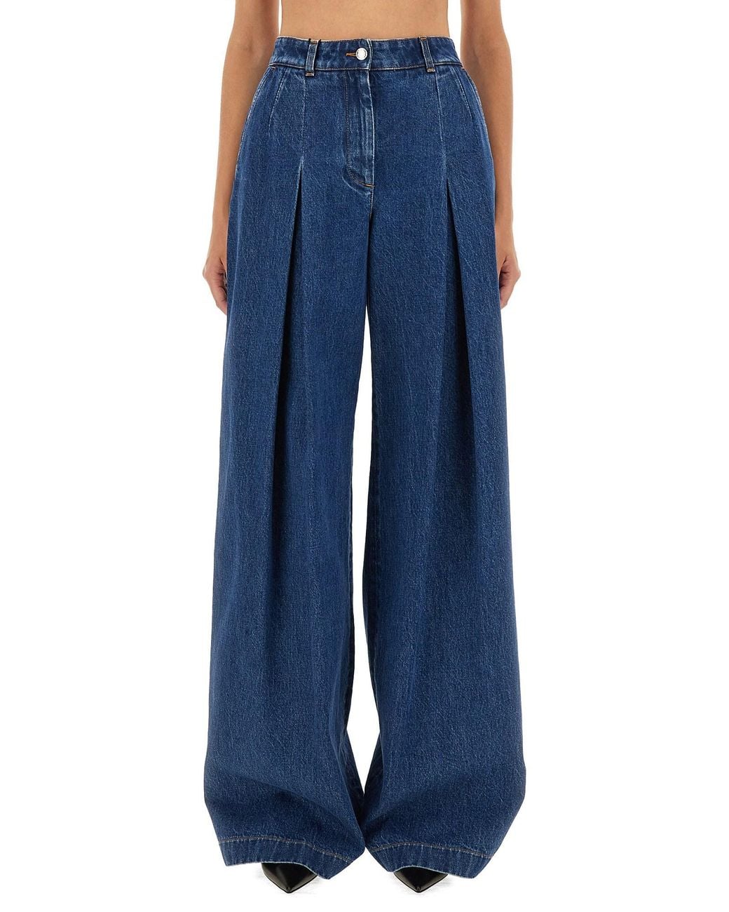 Dolce & Gabbana Blue Dolce & Gabbana 5 Pocket Denim Pants
