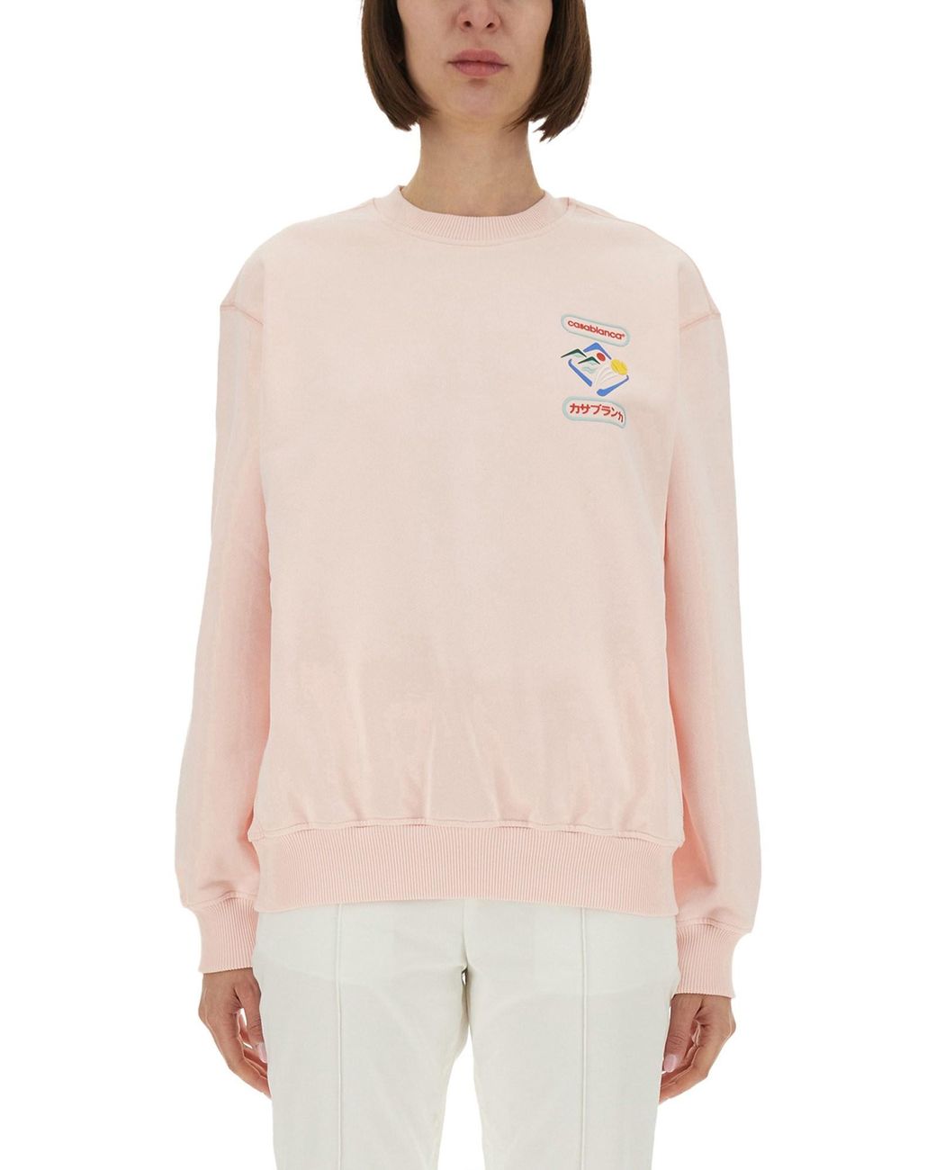 Casablanca White Montagne Sportif" Sweatshirt