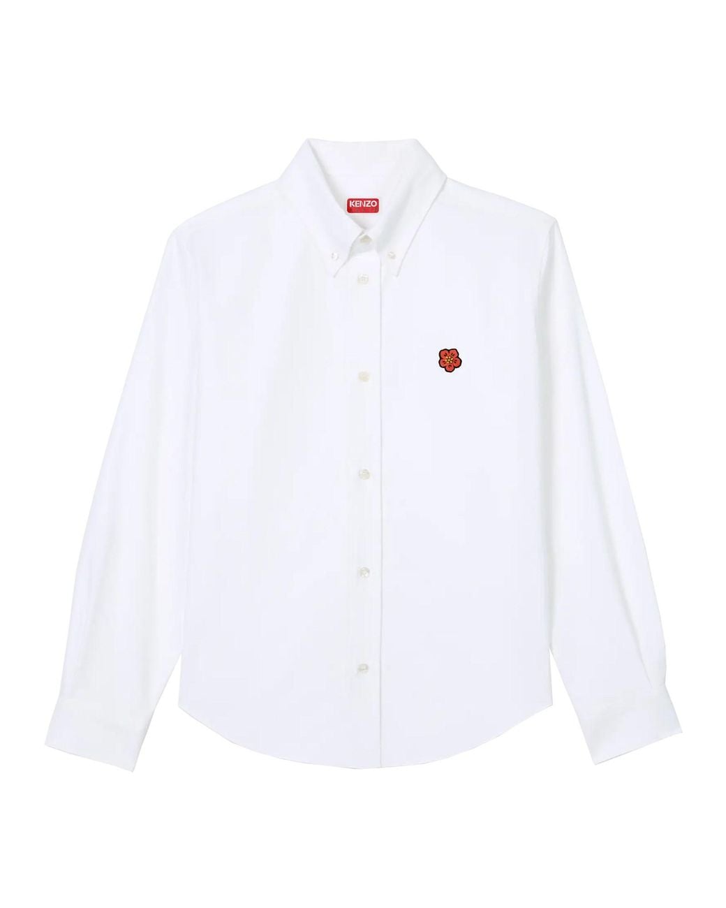 KENZO White Kenzo Bokeh Flower Print Shirt