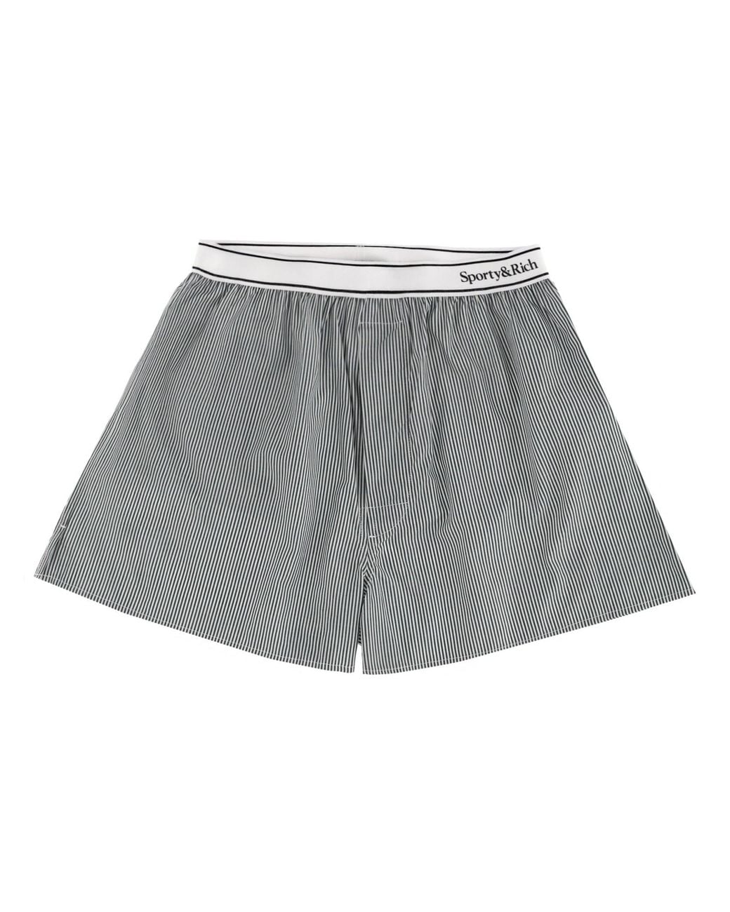 Sporty & Rich Gray Logo Shorts
