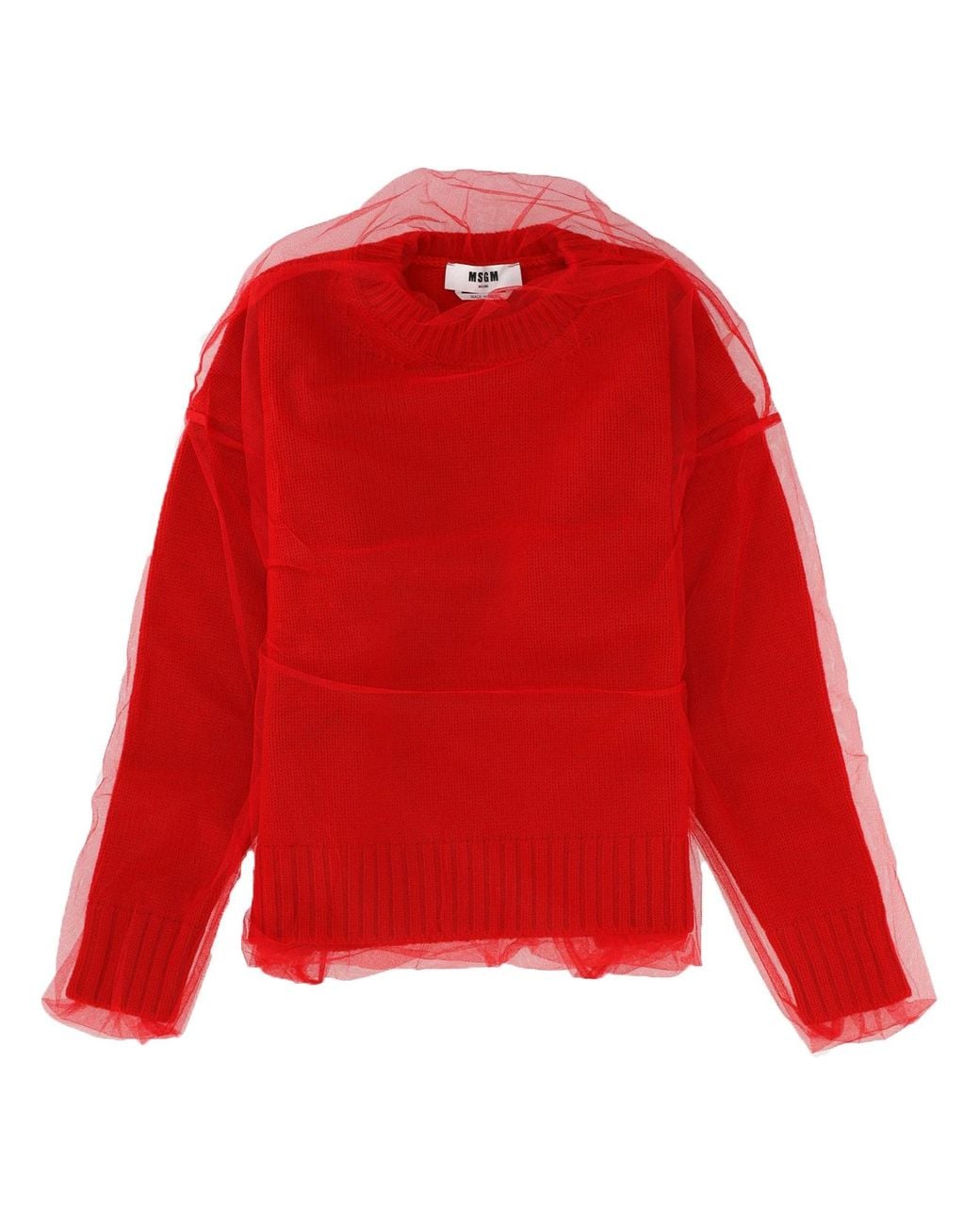 MSGM Red Sweater