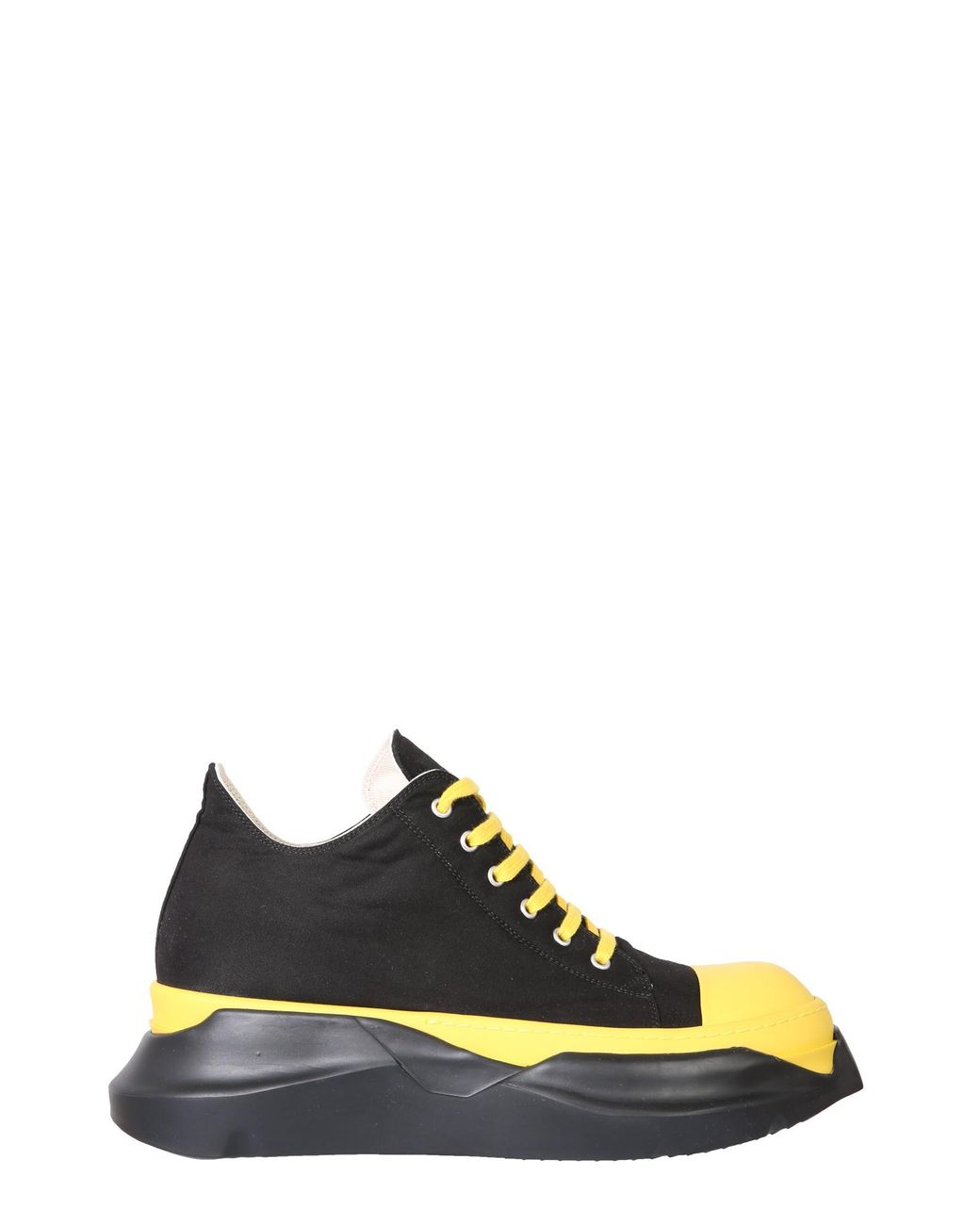 rick owens yellow sneakers