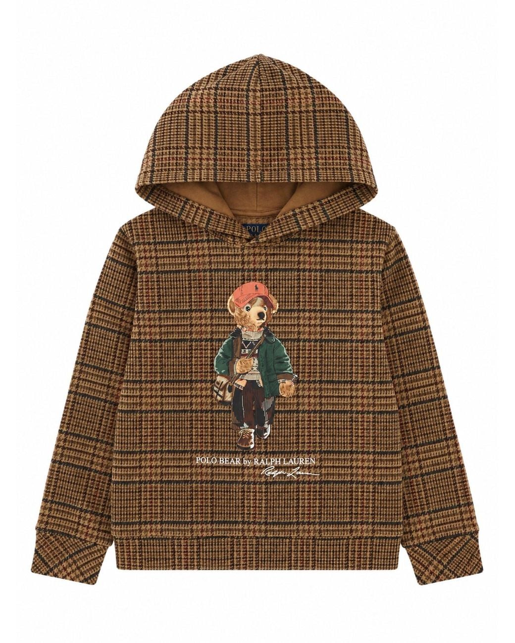 Polo Ralph Lauren Brown Felpa Con Cappuccio