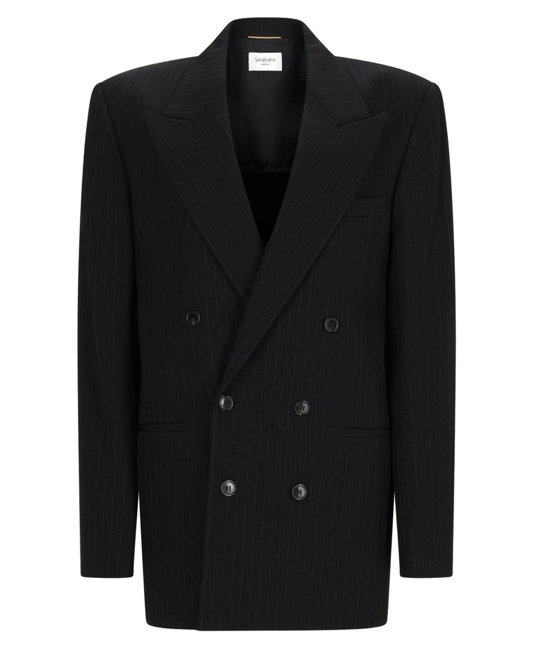 Saint Laurent Black Giacca Doppiopetto