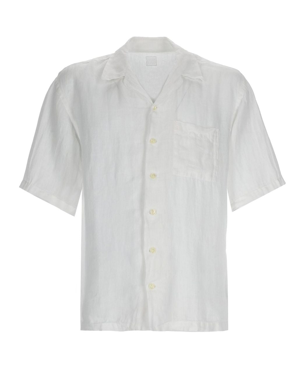 120% Lino White Camicia for men
