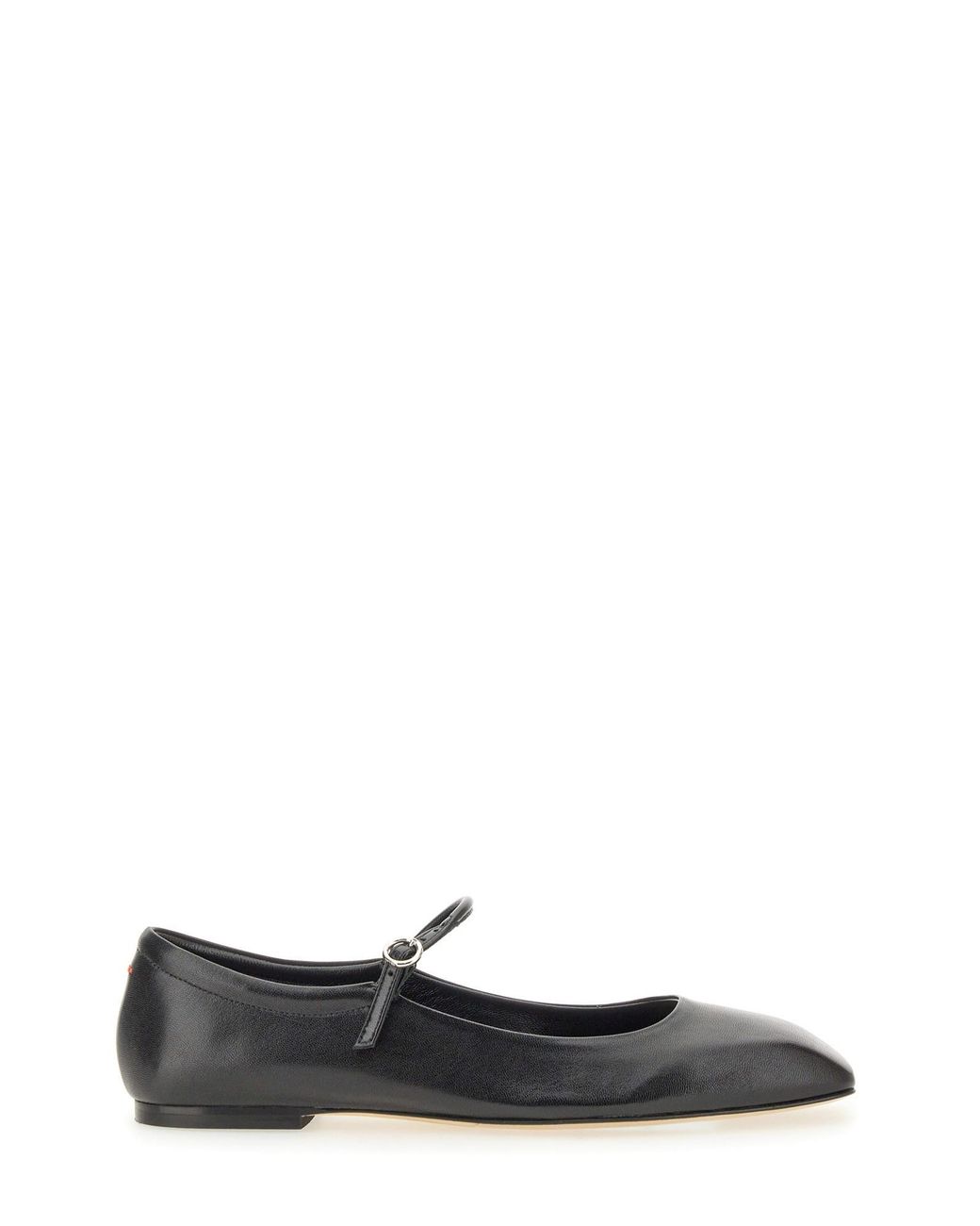 Aeyde White Uma" Dancer Ballet Flats