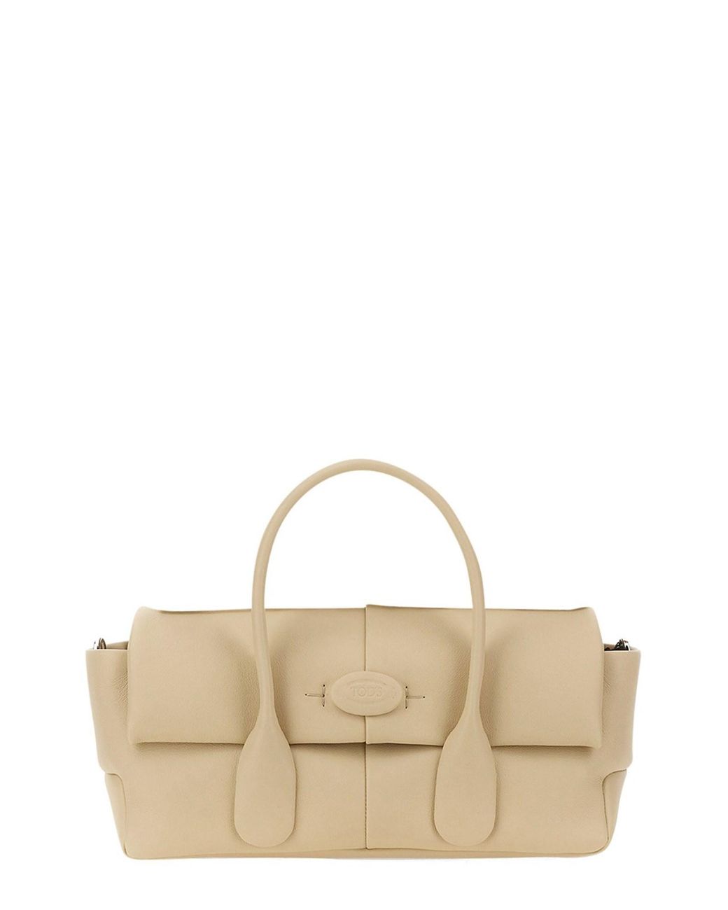 Reverse Ew Flap Small "Di Bag" Bag-Donna di Tod's in Natural