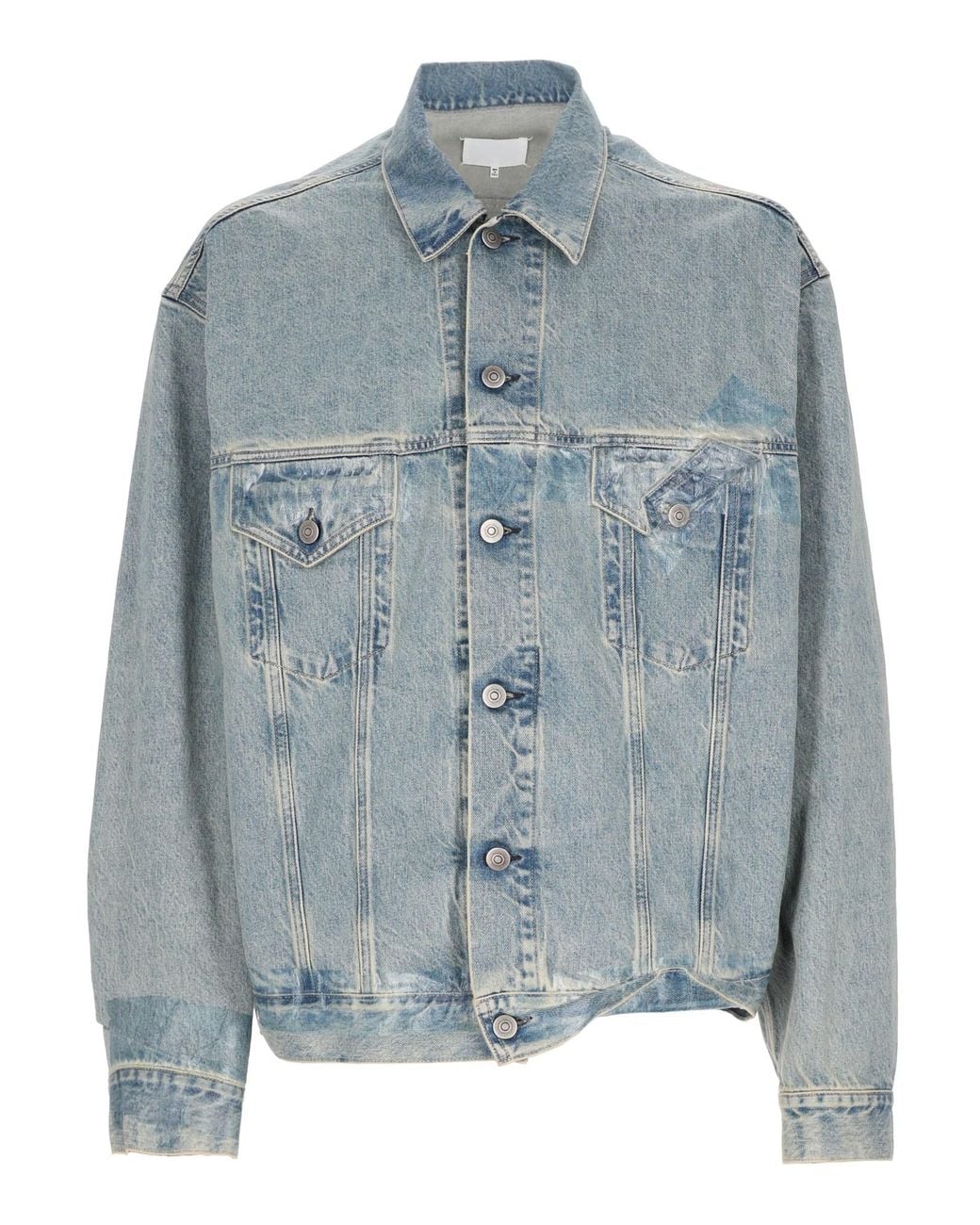 Maison Margiela Blue Oversized Jacket for men