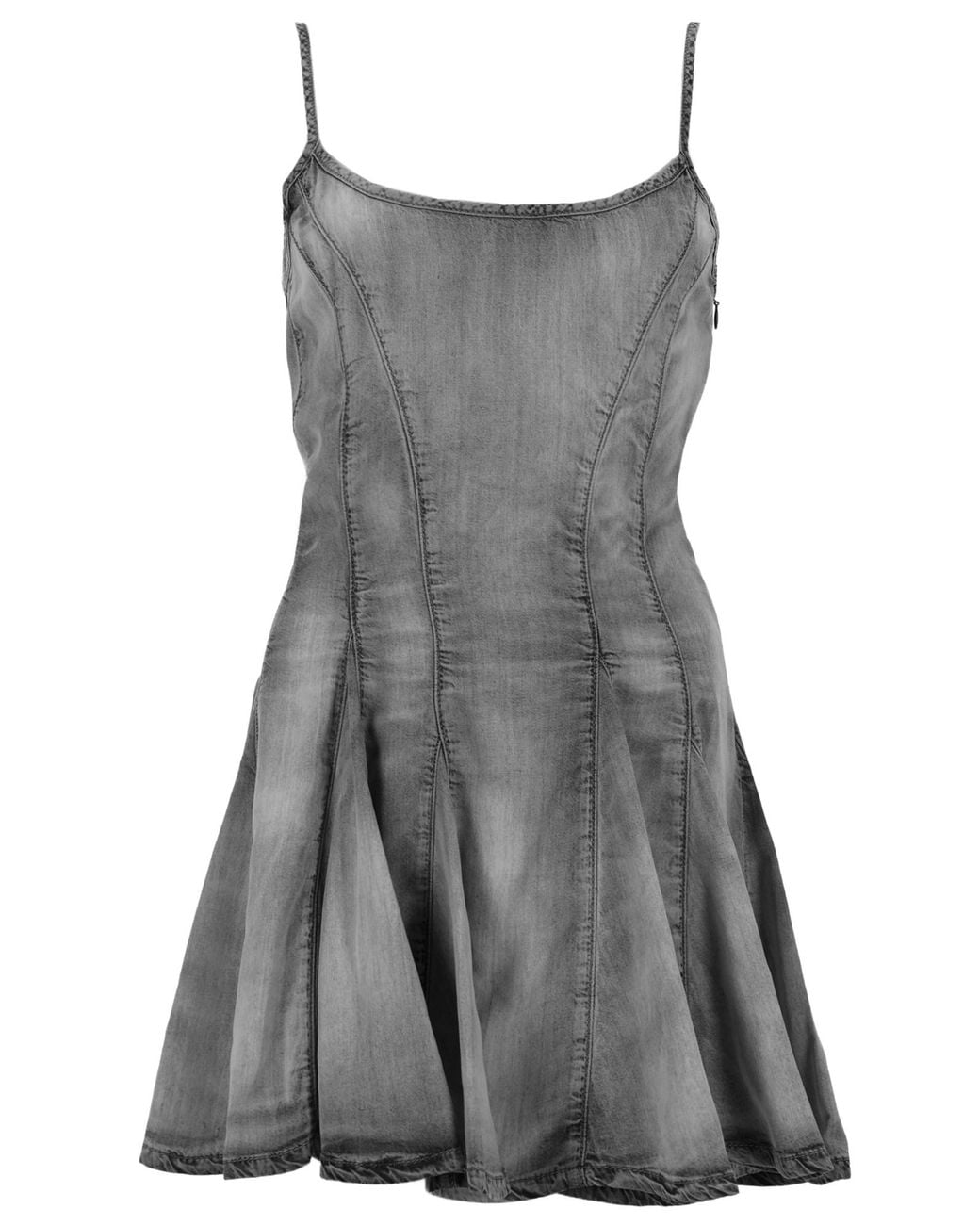 DIESEL Gray Abito Corto "De-Spoky"