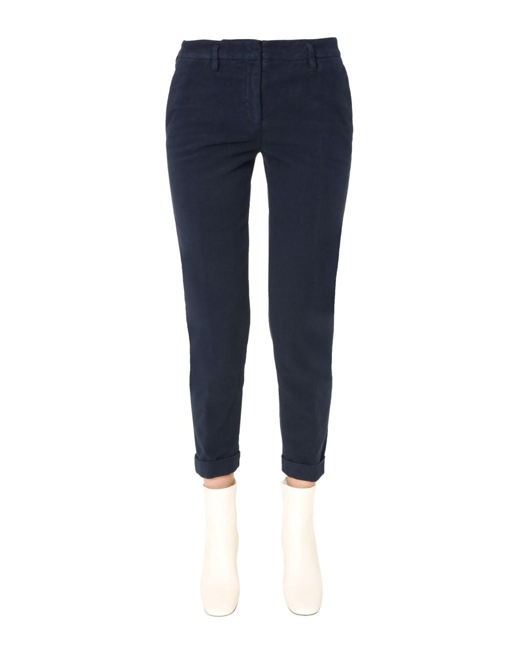 Aspesi Blue Slim Fit Trousers