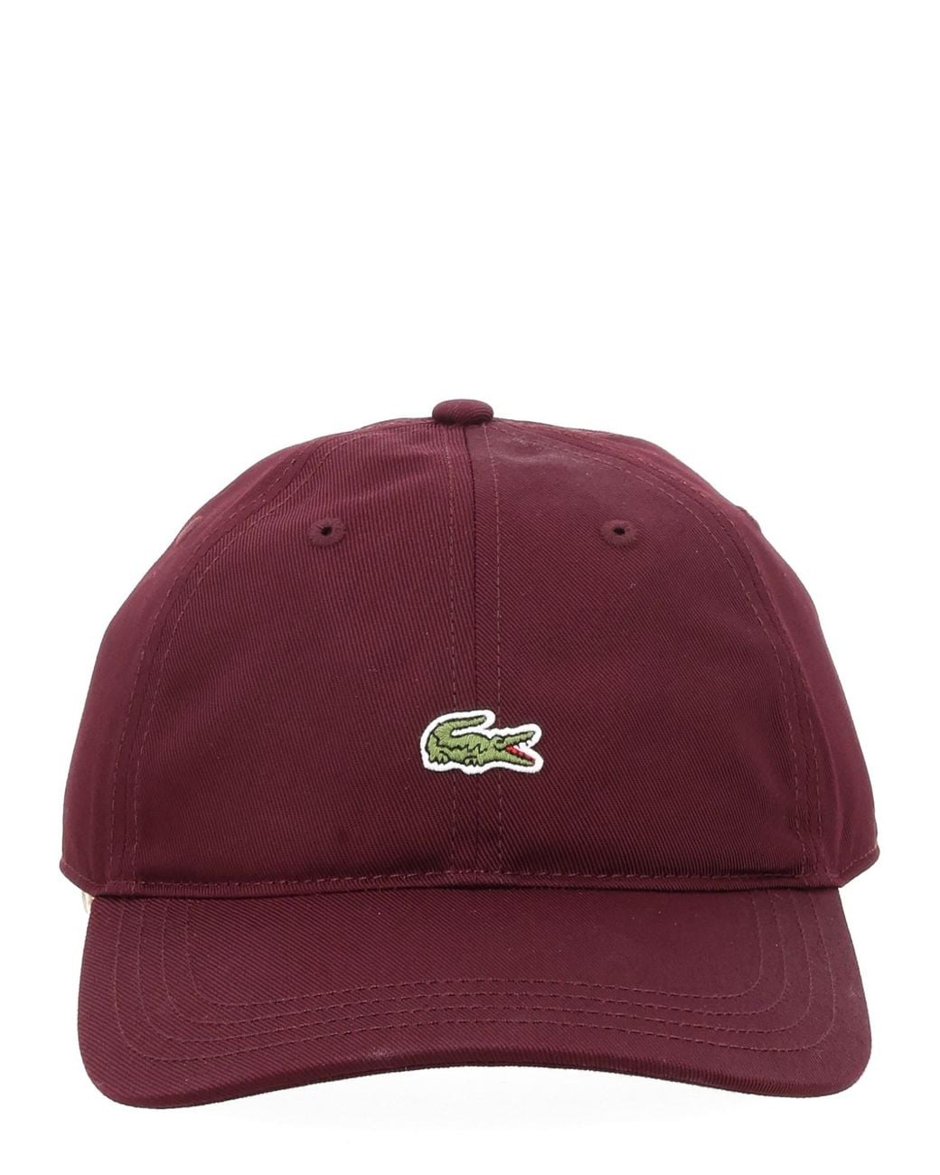 Lacoste Red Cappello Da Baseball Con Logo for men