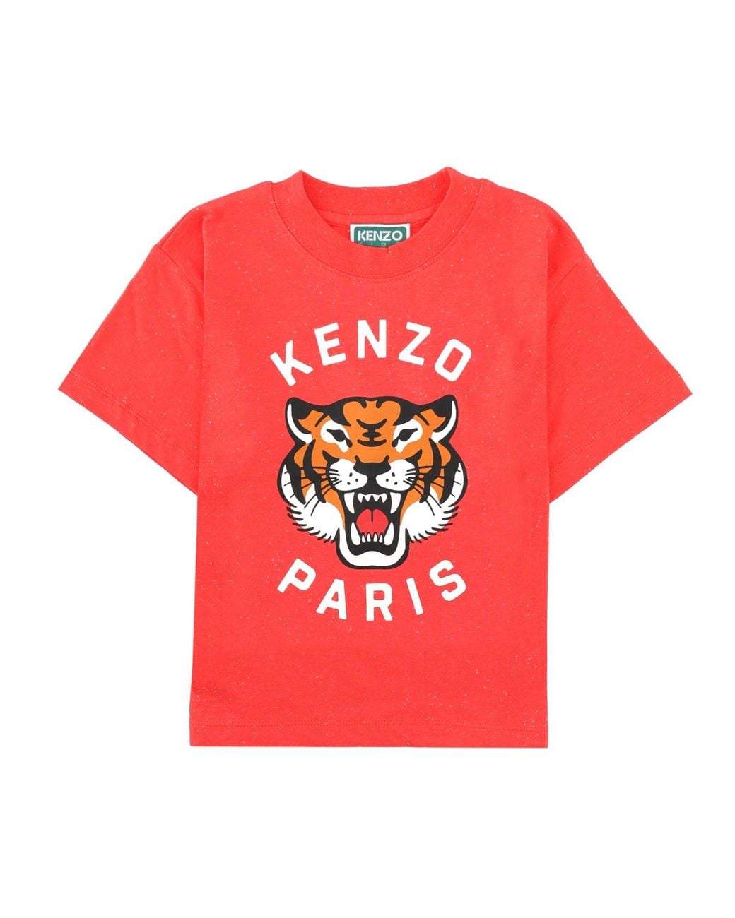 KENZO Red T-Shirt Con Stampa