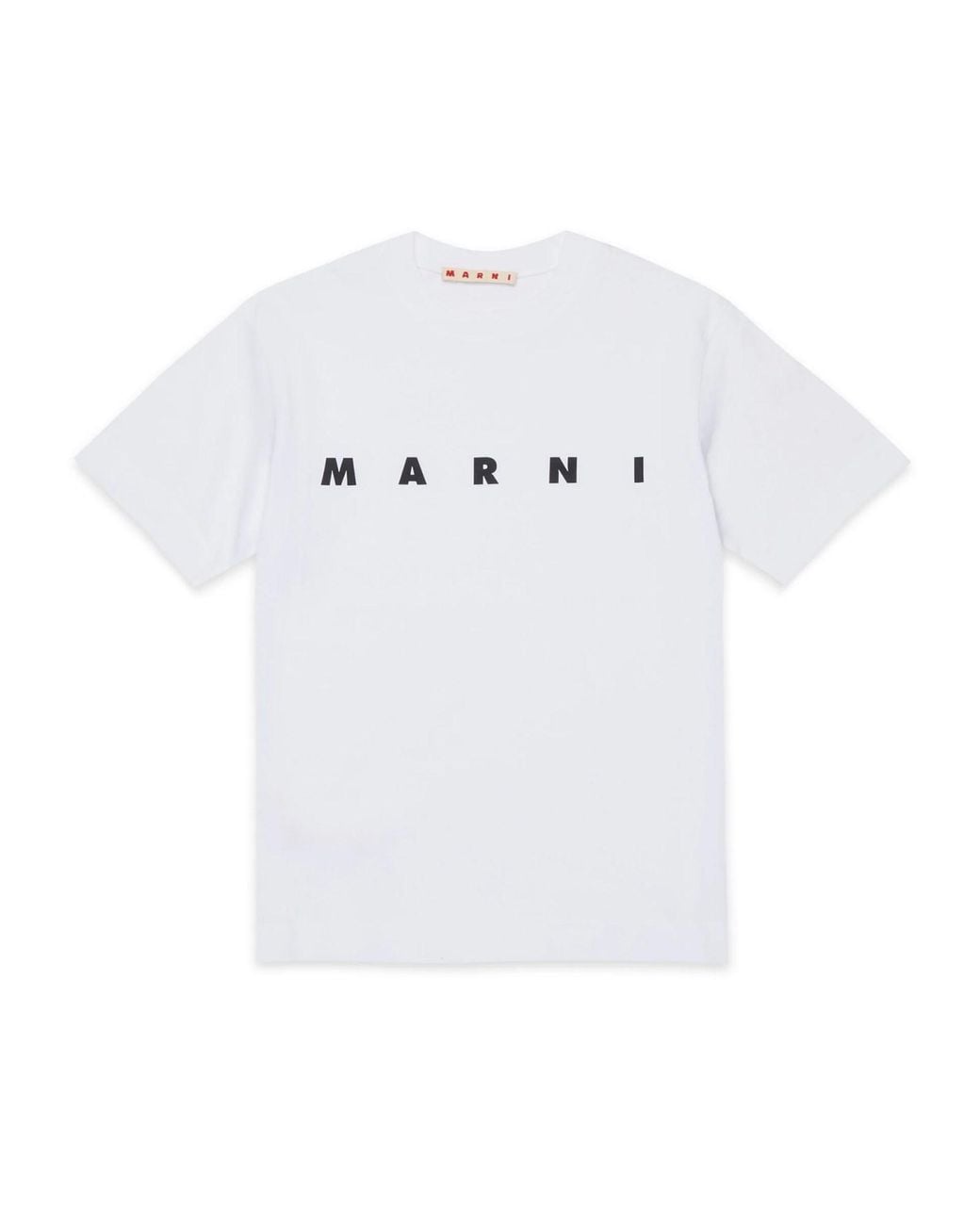 Marni White T-Shirt With Logo