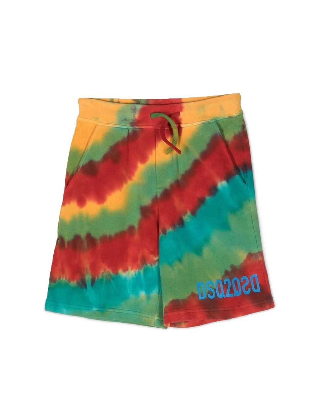 DSquared² Red Oversized Bermuda Shorts