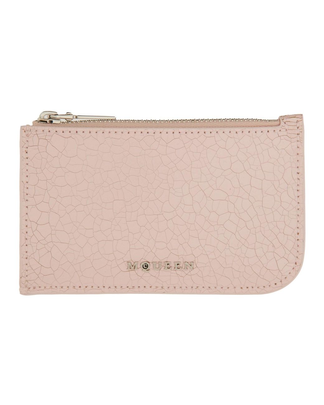 McQueen Pink Card Holder With Logo