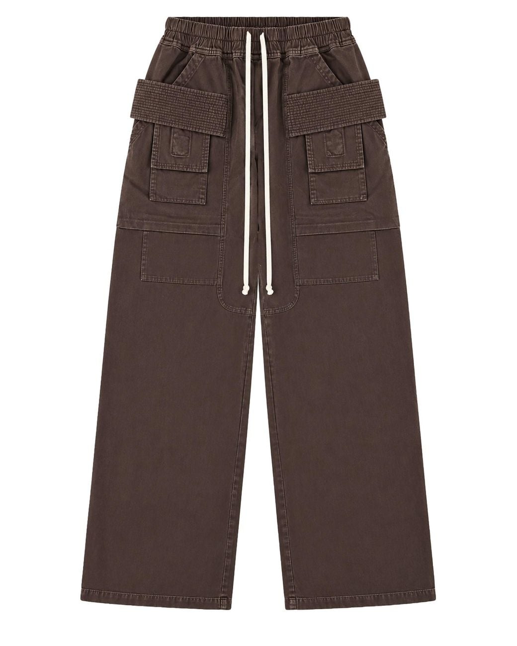 Rick Owens Brown Pantalone Cargo for men