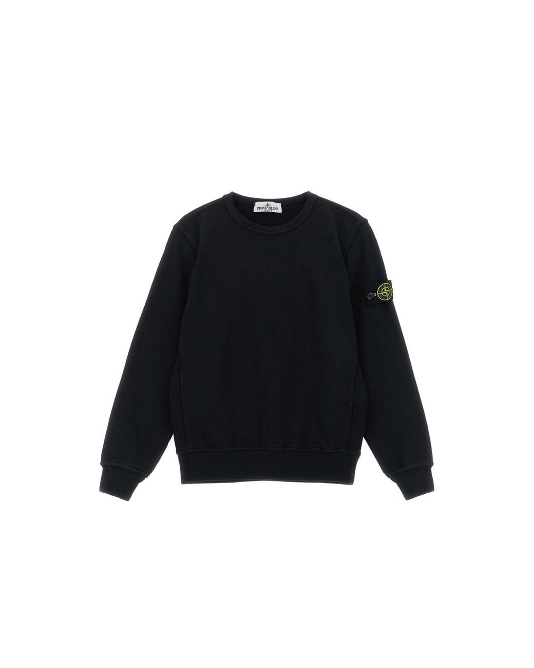 Stone Island Black Sweatshirt With Logo