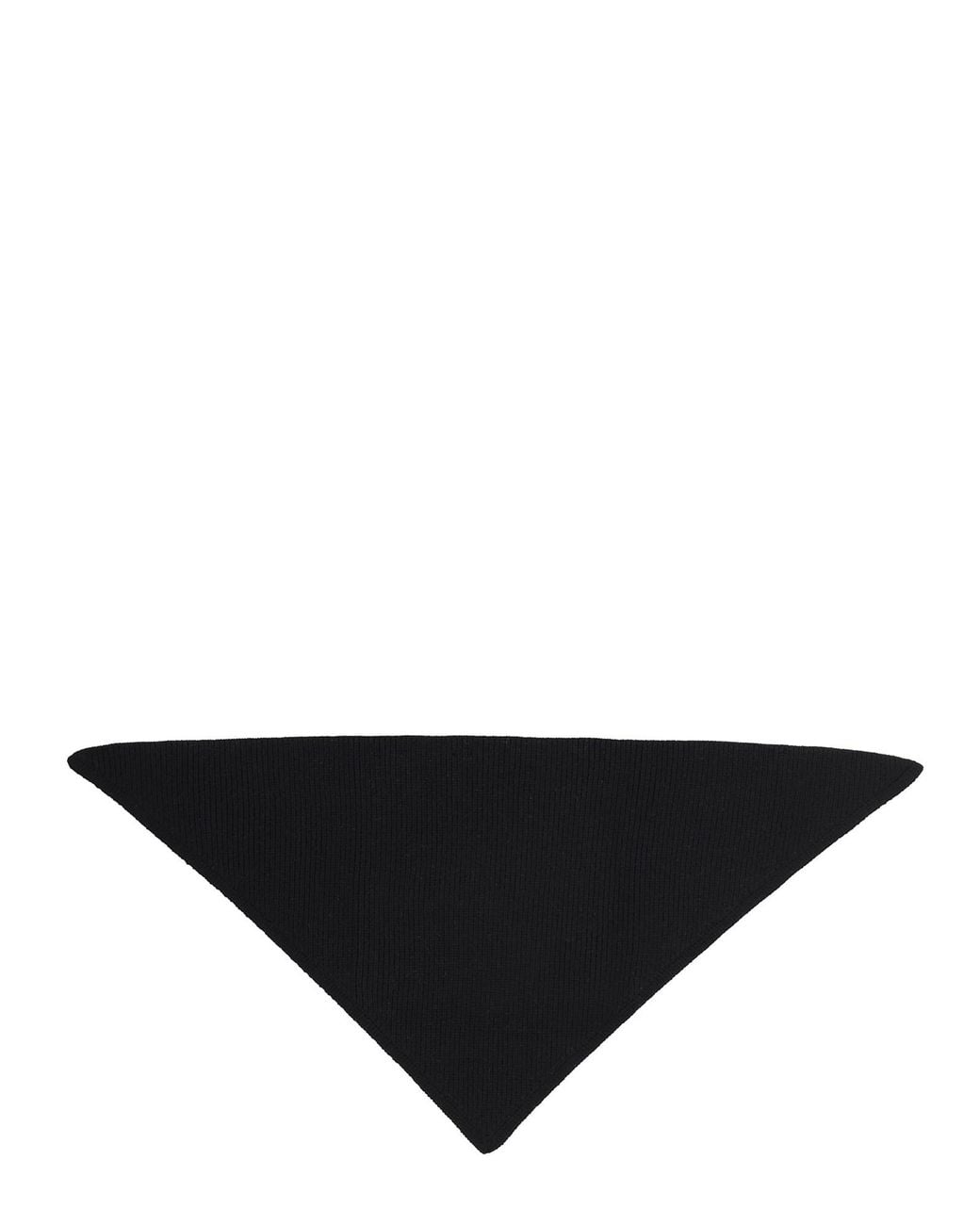 Studio Nicholson Black Sciarpa "Pythagoras"