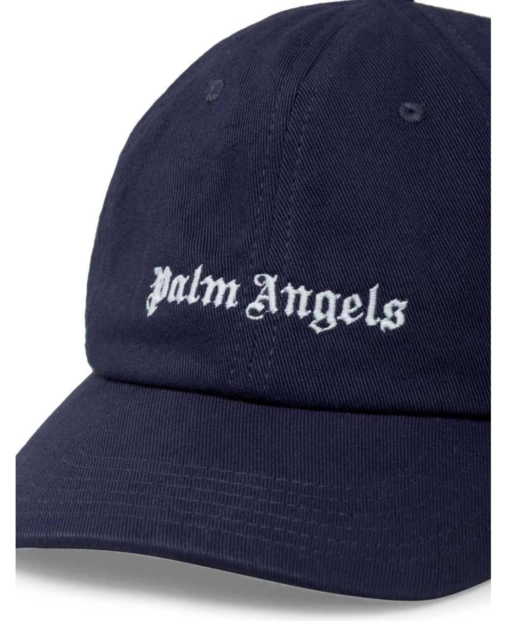 Cappello Con Logo di Palm Angels in Blue